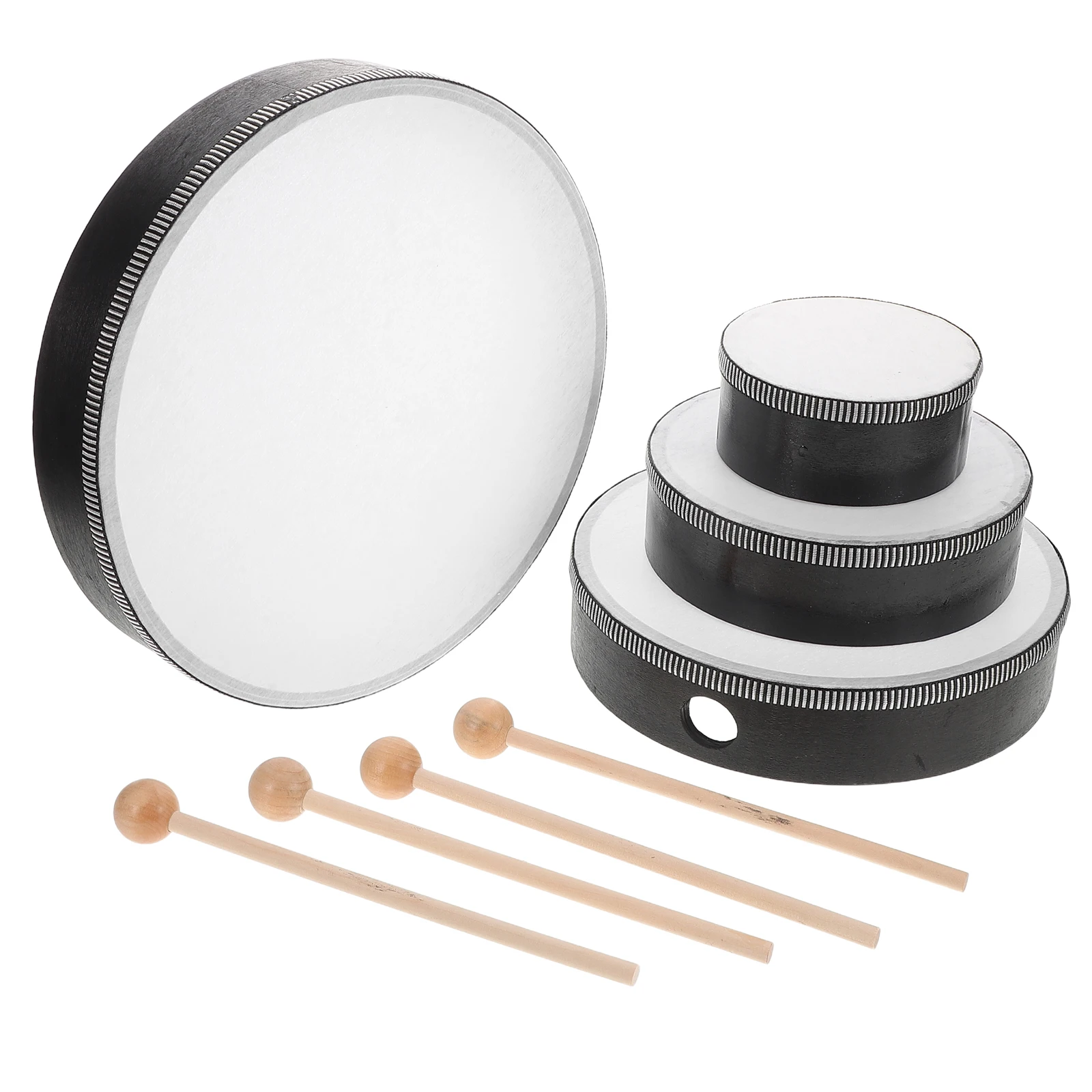 4 set 4 Sizes Drum Set 4inch 6inch 8inch 10inch Wooden Kids Drum Faux Kids Percussion Instruments Wooden Orff Toys
4 set 4 Sizes Drum Set 4inch 6inch 8inch 10inch Wooden Kids Drum Faux Kids Percussion Instruments Wooden Orff Toys
