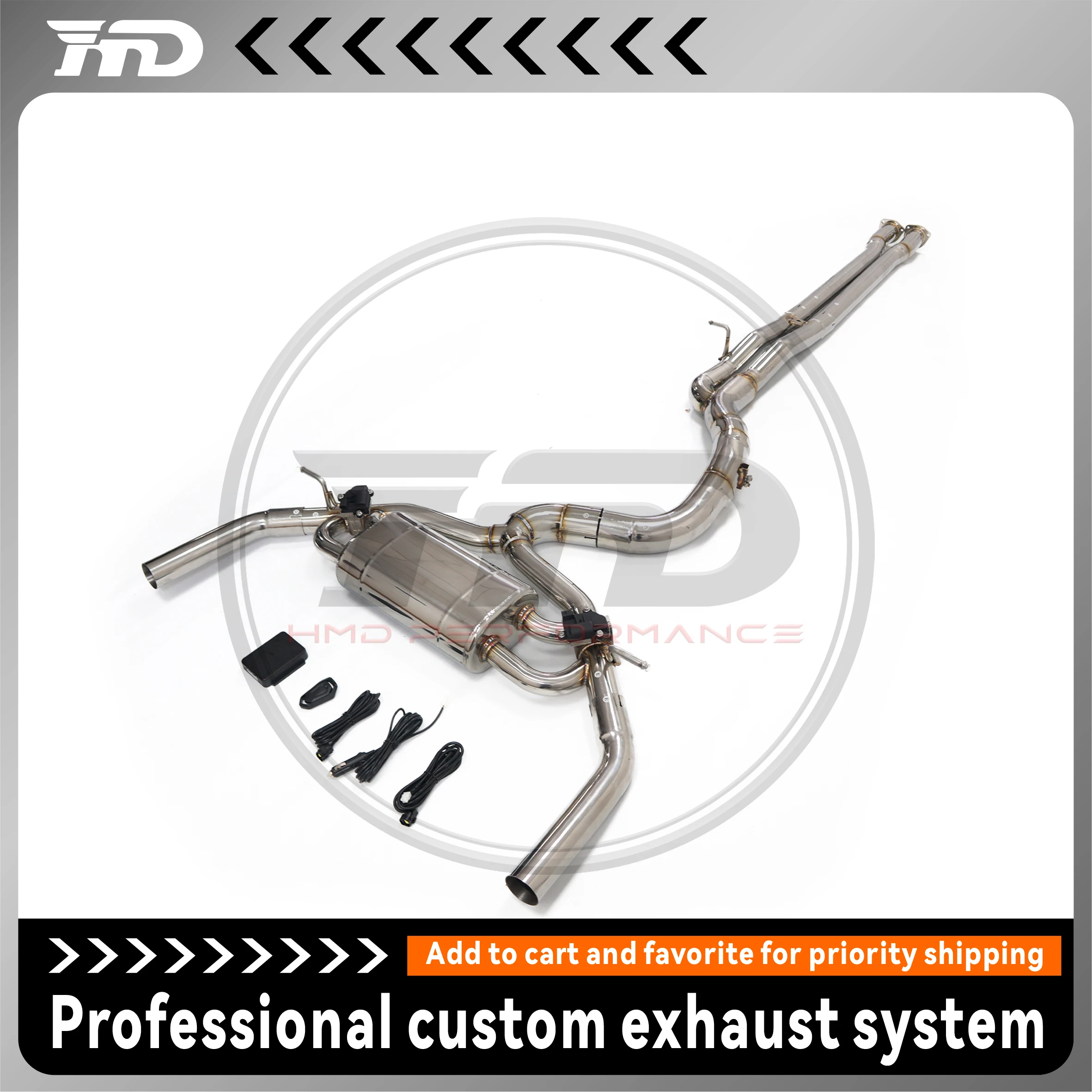 Stainless Steel Performance Catback for Audi RS3 Muffler With Valve HMD Exhaust System
Stainless Steel Performance Catback for Audi RS3 Muffler With Valve HMD Exhaust System