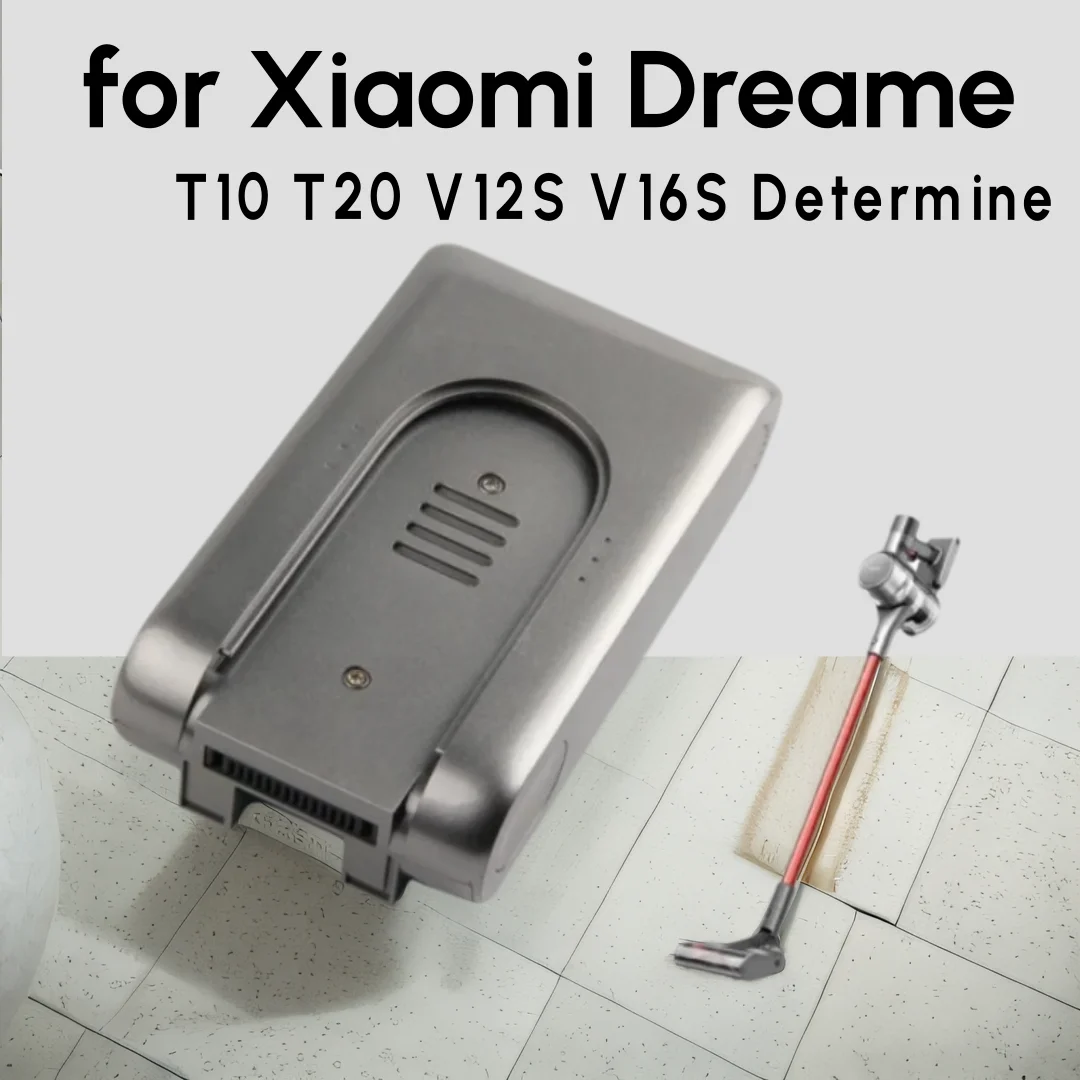 Replacement Battery 5000mAh for Xiaomi Dreame Cordless Vacuum Cleaner Accessory Parts T10 T20 V12S V16S Determine New
Replacement Battery 5000mAh for Xiaomi Dreame Cordless Vacuum Cleaner Accessory Parts T10 T20 V12S V16S Determine New