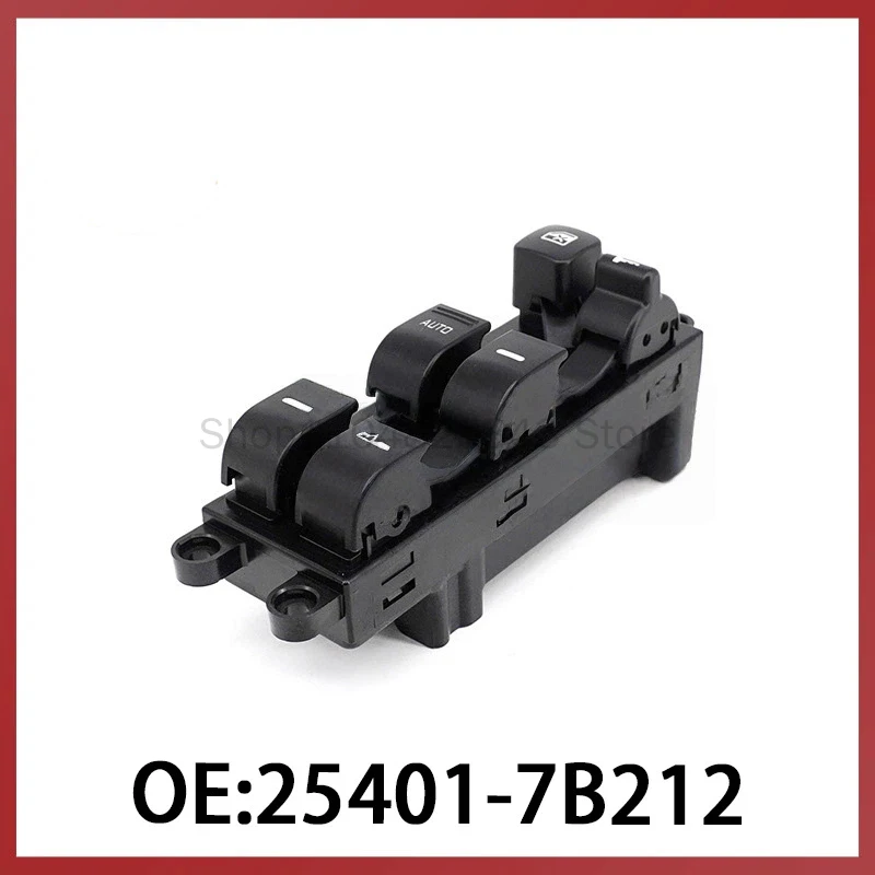 25401-7B212 For Nissan Left Drive Glass Lifter Switch Power Window Control Switch
25401-7B212 For Nissan Left Drive Glass Lifter Switch Power Window Control Switch