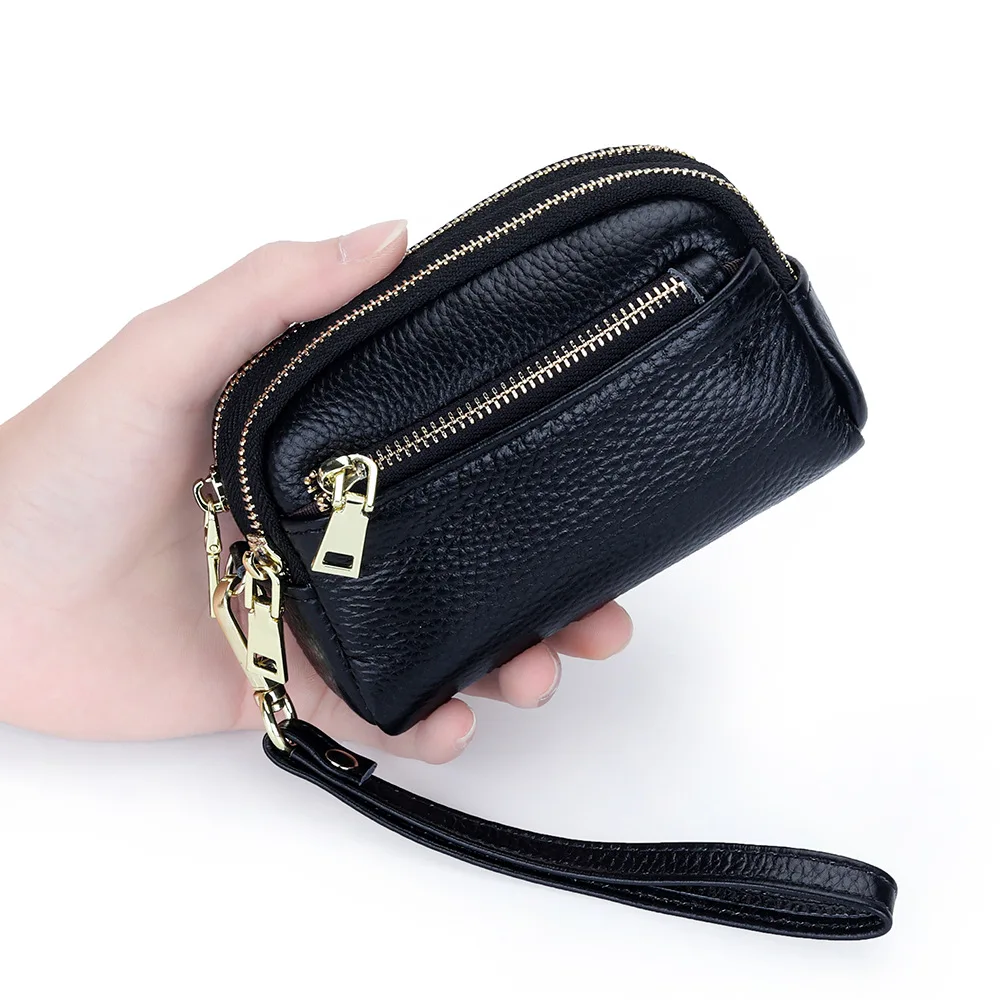 Leather Clutch Wallet Women's Simple Multi-layer Zipper Handheld Small Bag New Top Layer Cowhide Storage Bag for Ladies
Leather Clutch Wallet Women's Simple Multi-layer Zipper Handheld Small Bag New Top Layer Cowhide Storage Bag for Ladies