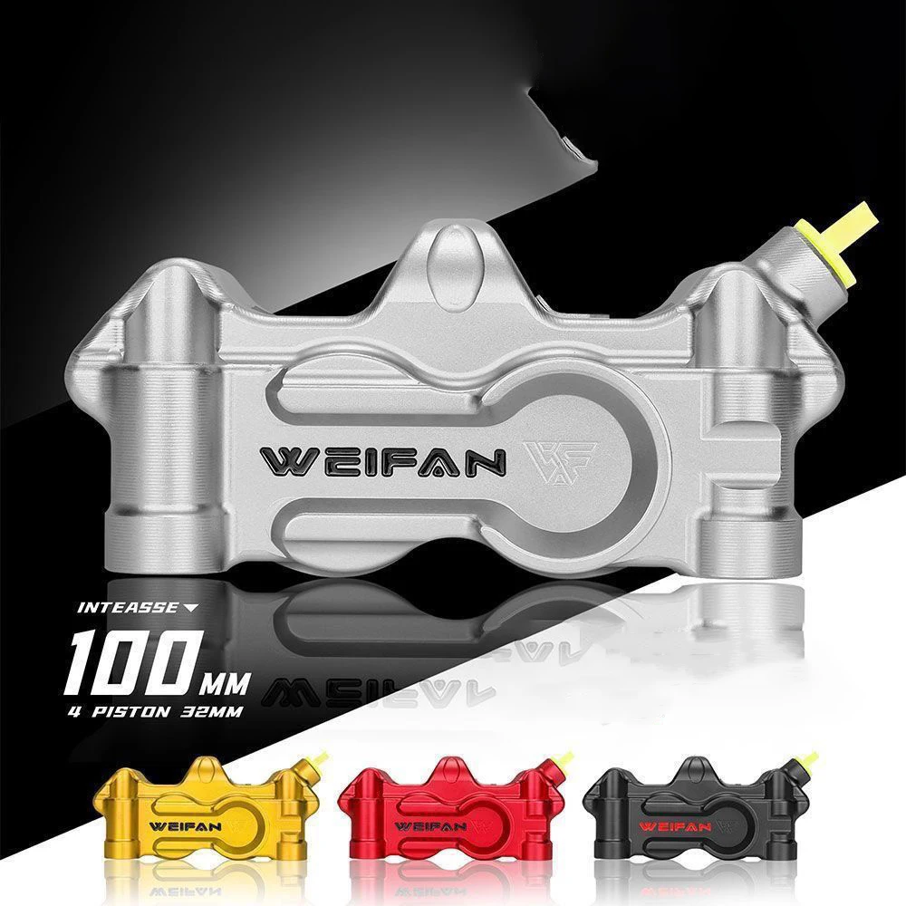 Universal 100mm Mounting Pitch 4-Piston Racing Brake CNC Rear Caliper for Motorcycle Brake Upgrade for Honda Yamaha Suzuki
Universal 100mm Mounting Pitch 4-Piston Racing Brake CNC Rear Caliper for Motorcycle Brake Upgrade for Honda Yamaha Suzuki