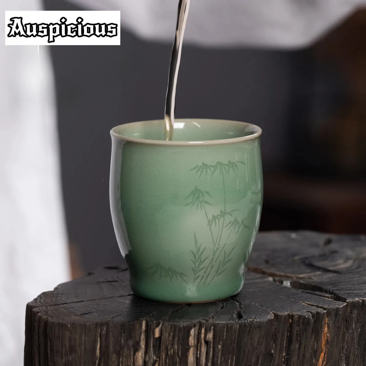 100ml Bamboo Shadows Longquan Celadon Teacup Elegant Tea Bowl Cup for Tea Tea-tasting Personal Cup Chazhan Master Cups Cafes
100ml Bamboo Shadows Longquan Celadon Teacup Elegant Tea Bowl Cup for Tea Tea-tasting Personal Cup Chazhan Master Cups Cafes
