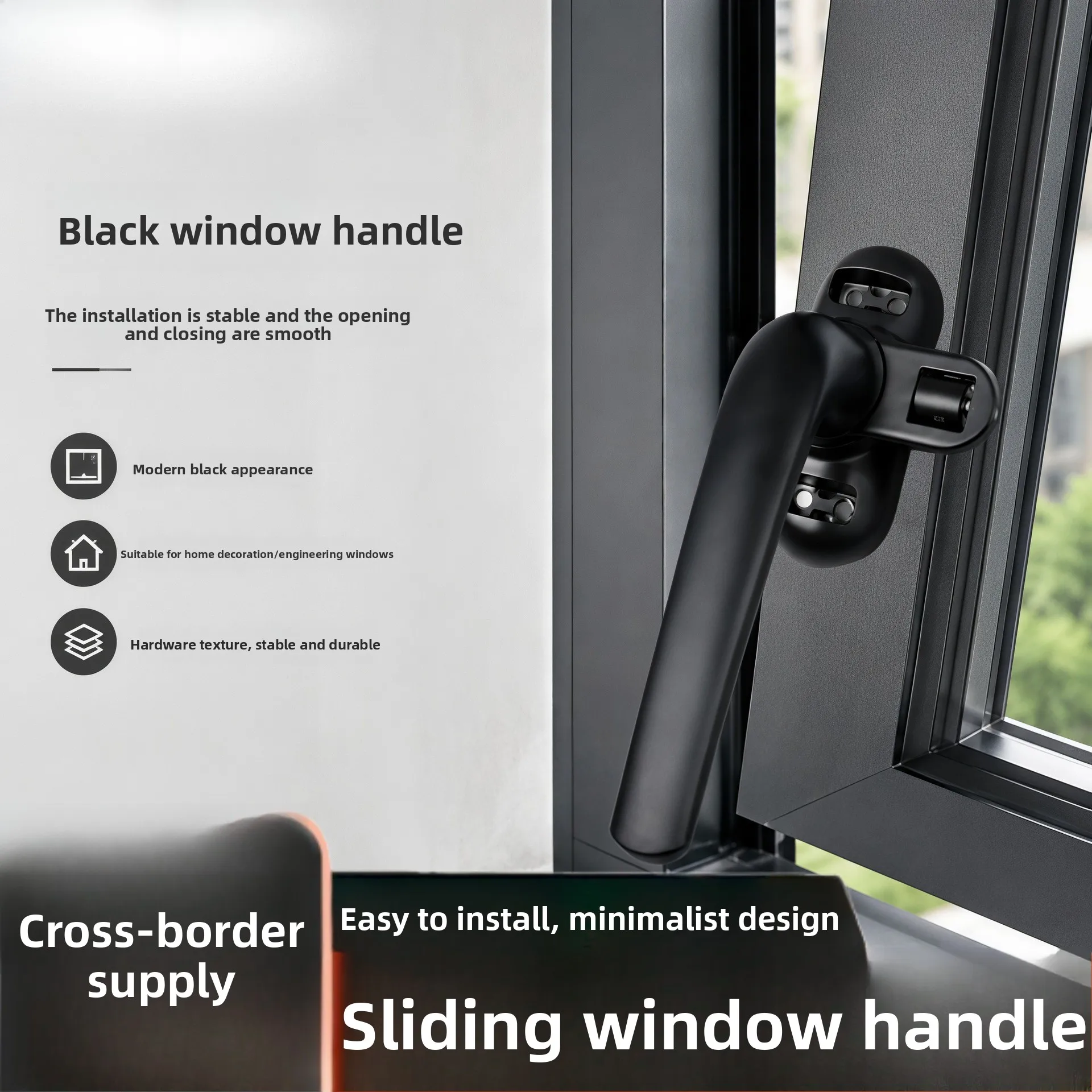 Internal and External Opening Universal Casement Window Sliding Window Aluminum Alloy Door and Window Handle Accessories
Internal and External Opening Universal Casement Window Sliding Window Aluminum Alloy Door and Window Handle Accessories
