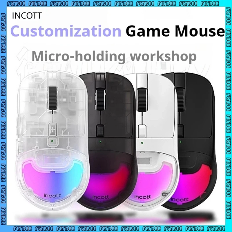 INCOTT HPC02PRO Lightweight Wireless Gaming Mouse For Office Computer With Hot-swappable Micro Switches Computer Peripherals 
INCOTT HPC02PRO Lightweight Wireless Gaming Mouse For Office Computer With Hot-swappable Micro Switches Computer Peripherals