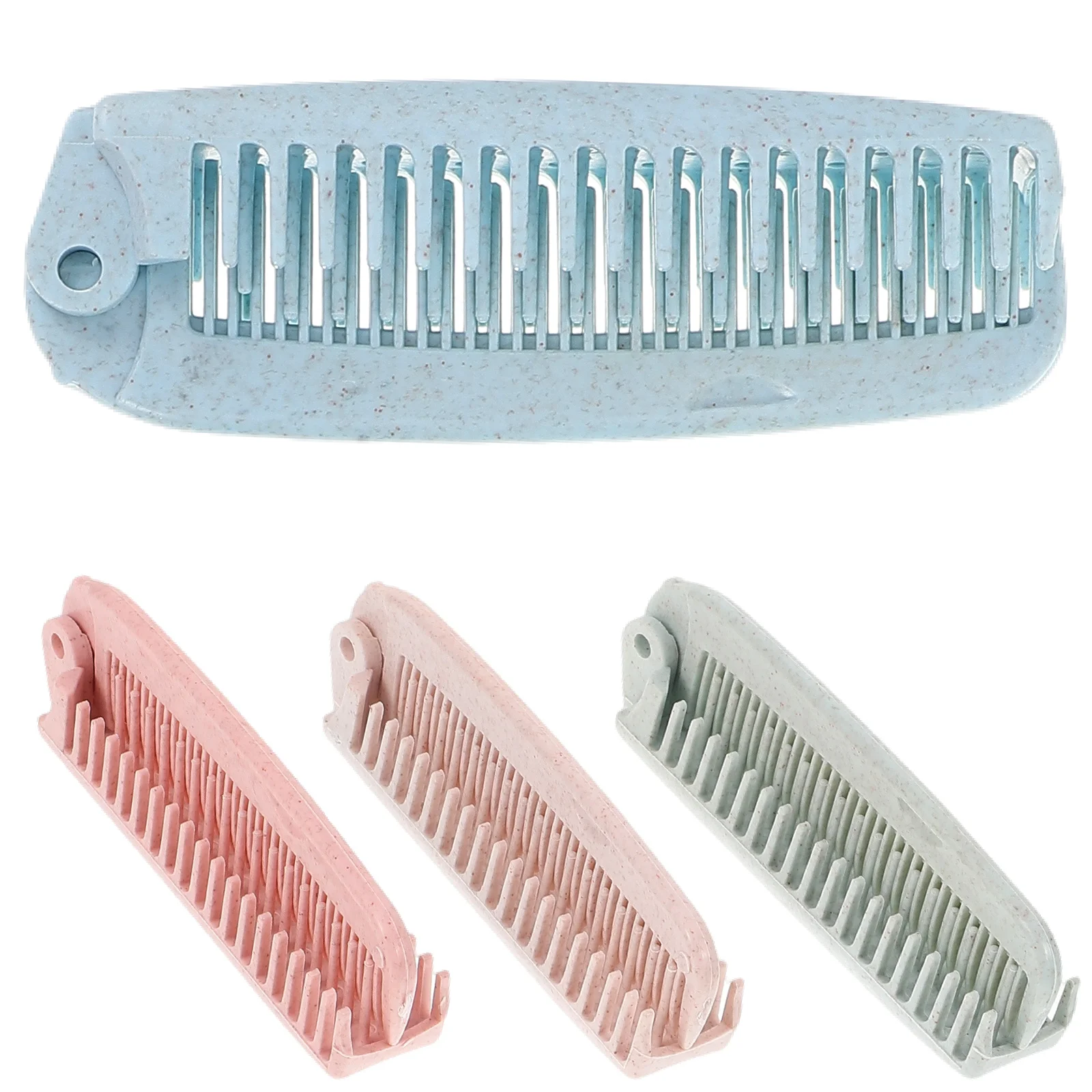 4PCS Foldable Elastic Comb Double Headed Hair Straightening Anti Static Portable Plastic Combs for Travel Home Salon Use Fits
4PCS Foldable Elastic Comb Double Headed Hair Straightening Anti Static Portable Plastic Combs for Travel Home Salon Use Fits