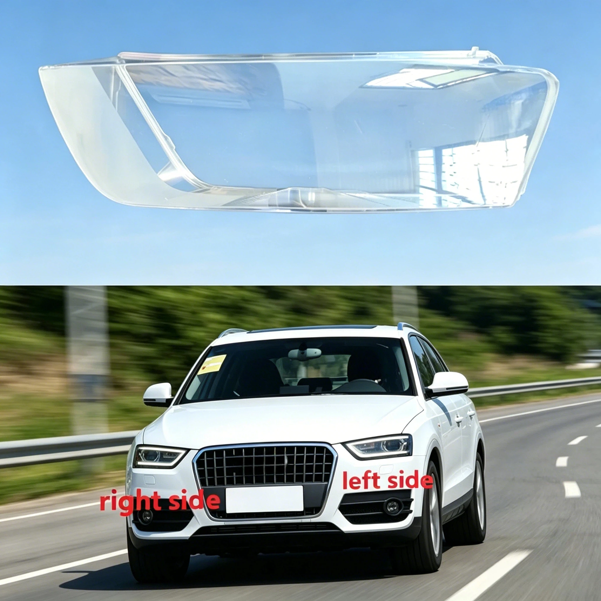 Car Headlight Lens Shell Transparent Headlamp Cover Replace Original Lampshade Glass For Audi Q3 2010 2011 2012 2013 2014 2015
Car Headlight Lens Shell Transparent Headlamp Cover Replace Original Lampshade Glass For Audi Q3 2010 2011 2012 2013 2014 2015