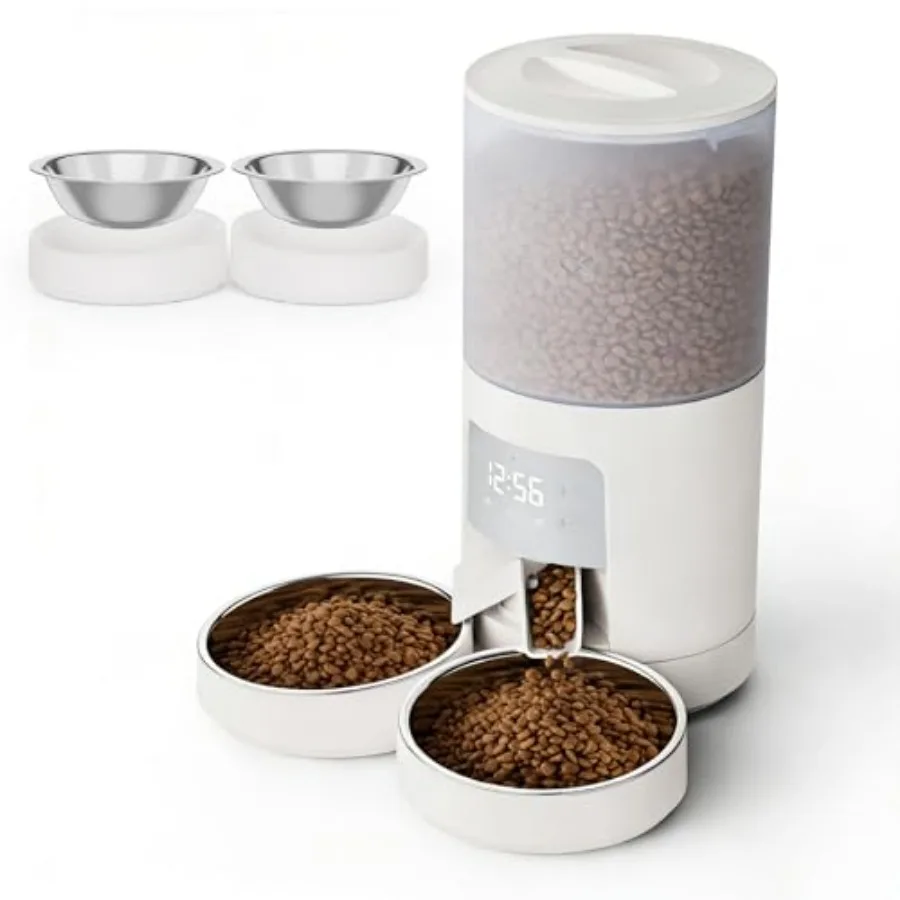 Automatic Cat Feeder for 2 Cats 6L Timed Pet Feeders with 10s Voice Recorder Dog Food Dispenser Dry Food 6 Meals Programmable 5
Automatic Cat Feeder for 2 Cats 6L Timed Pet Feeders with 10s Voice Recorder Dog Food Dispenser Dry Food 6 Meals Programmable 5