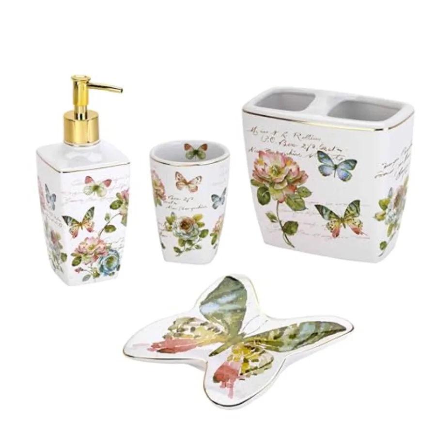 Avanti ns - cessory Set Resin Tumbler Toobh Holder So Dish and Lotion Pump Ba Decor fly Gar Collection
Avanti ns - cessory Set Resin Tumbler Toobh Holder So Dish and Lotion Pump Ba Decor fly Gar Collection