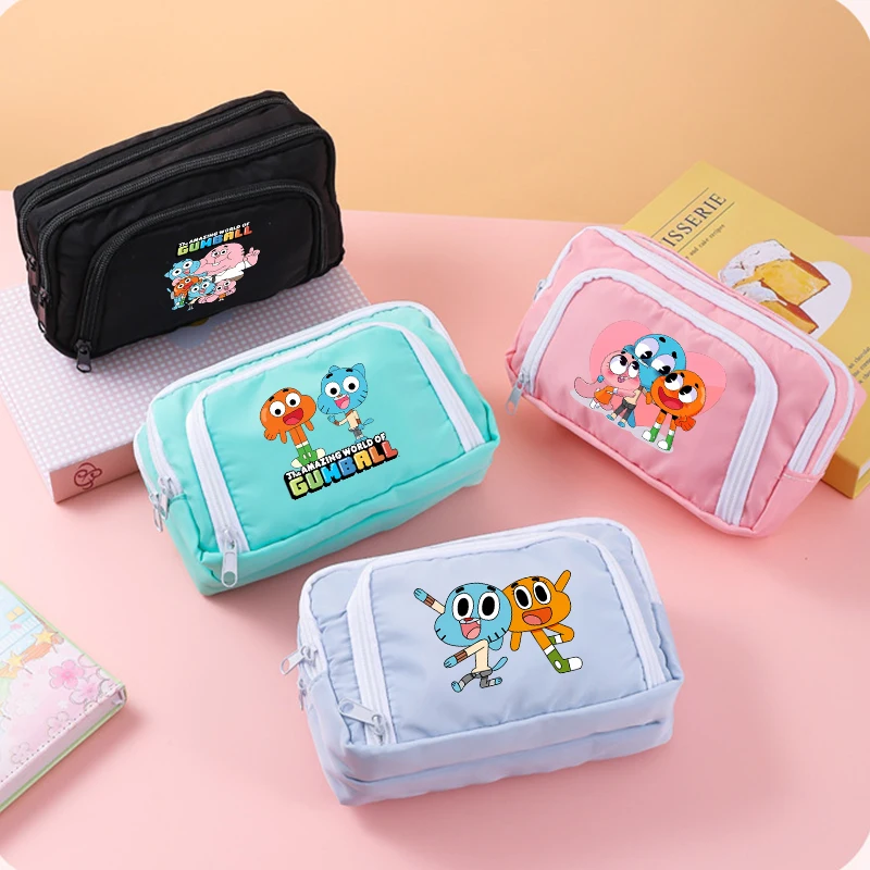The Amazing World of Gumball Pencil Bag Multi Layer Cartoon Large Capacity Pen Case for Students School Stationery Supplies Gift
The Amazing World of Gumball Pencil Bag Multi Layer Cartoon Large Capacity Pen Case for Students School Stationery Supplies Gift