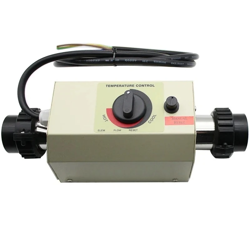 220V 3KW Electric Water Heater Thermostat For Swimming Pool Bathtub SPA Bath For Massage Hot Tub and Jacuzzi
220V 3KW Electric Water Heater Thermostat For Swimming Pool Bathtub SPA Bath For Massage Hot Tub and Jacuzzi