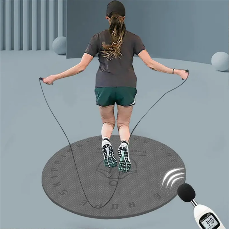 Jump Rope Mat 6MM Thickness Round Rope Skipping Pad Soundproof Silent Yoga Mat Dancing Cushion Fitness Equipment 60Cm
Jump Rope Mat 6MM Thickness Round Rope Skipping Pad Soundproof Silent Yoga Mat Dancing Cushion Fitness Equipment 60Cm