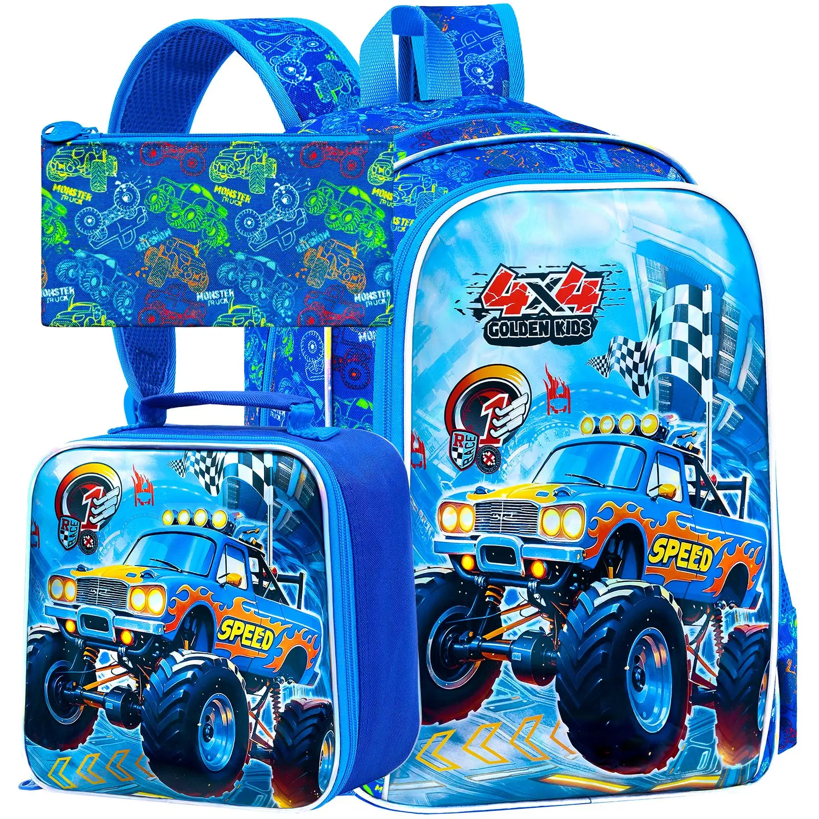 Рюкзак для мальчика 16 дюймов, набор из 3 предметов: школьный ранец для начальной школы, детского сада, с ланч-боксом
Рюкзак для мальчика 16 дюймов, набор из 3 предметов: школьный ранец для начальной школы, детского сада, с ланч-боксом