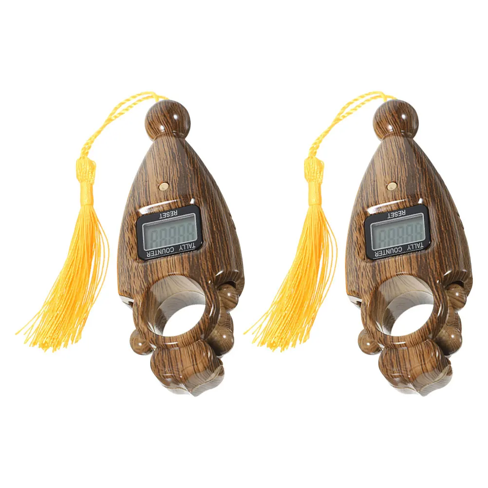 2pcs Digital Buddha Beads Counter Large Display Wood Grain ABS Prayer Tally Counters Portable LED Counting Machine for Chanting
2pcs Digital Buddha Beads Counter Large Display Wood Grain ABS Prayer Tally Counters Portable LED Counting Machine for Chanting