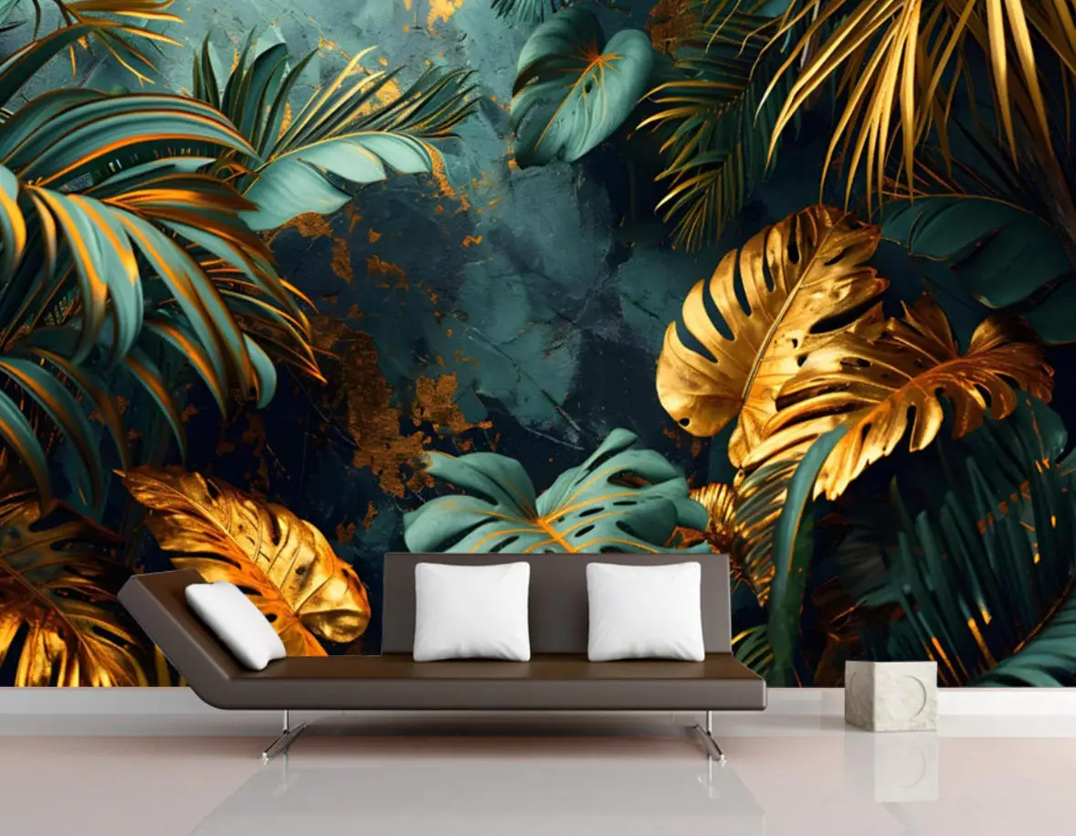 Customized wallpaper leaf mural Nordic tropical plant flowers and birds bedroom room background wall decoration painting
Customized wallpaper leaf mural Nordic tropical plant flowers and birds bedroom room background wall decoration painting