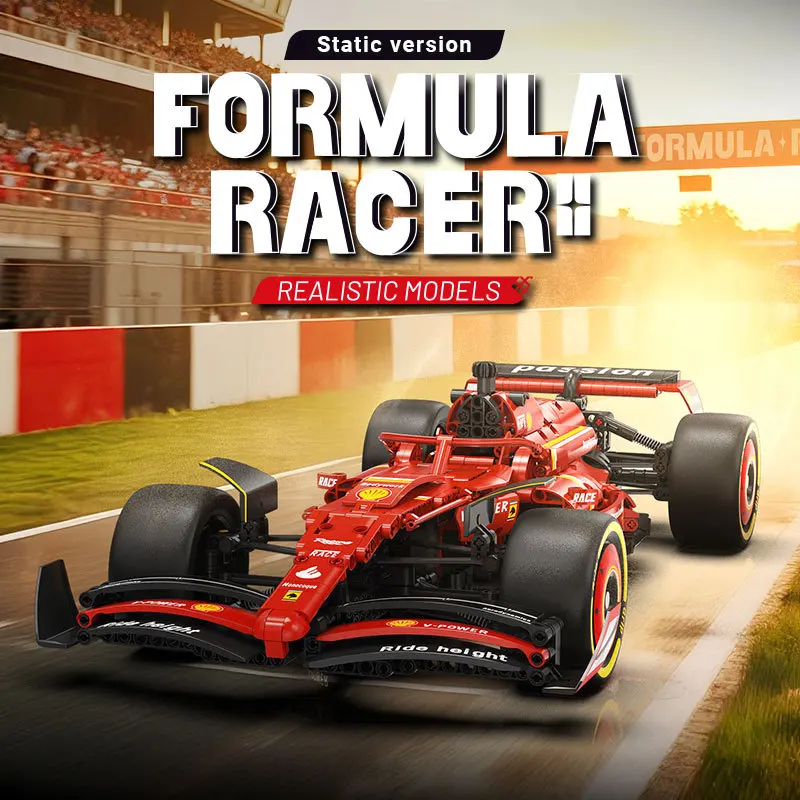 1188 шт., набор строительных блоков для гоночного автомобиля Formula, комплект модели транспортного средства Champion, игрушка STEM для детей и взрослых, технический кирпич, подарок для мальчиков и девочек
1188 шт., набор строительных блоков для гоночного автомобиля Formula, комплект модели транспортного средства Champion, игрушка STEM для детей и взрослых, технический кирпич, подарок для мальчиков и девочек
