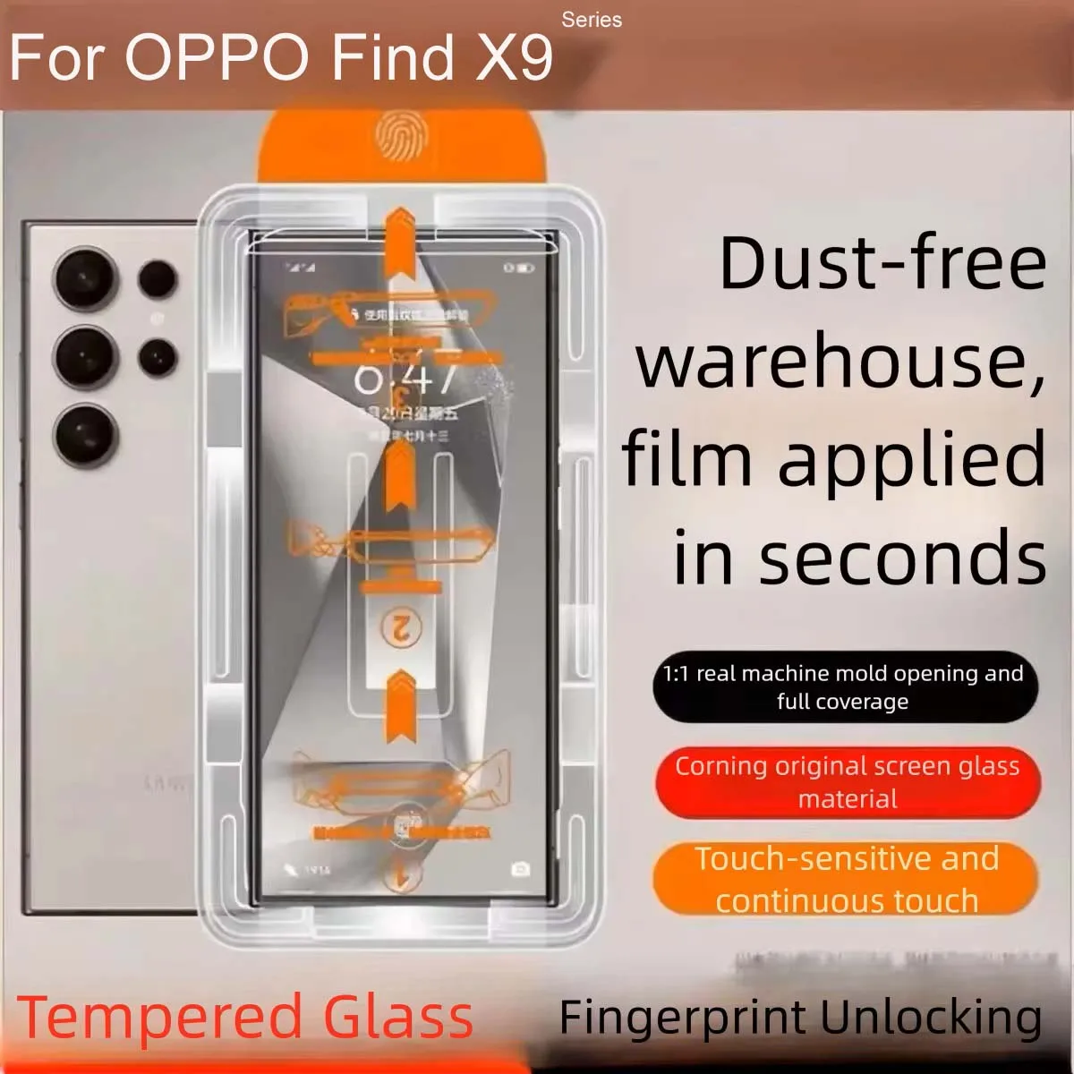 Find X8Ultra Dust-Free Cabin Tempered Glass For OPPO Find X9S Pro Privacy Screen Protector Find X9 Ultra Second Pasting Film
Find X8Ultra Dust-Free Cabin Tempered Glass For OPPO Find X9S Pro Privacy Screen Protector Find X9 Ultra Second Pasting Film