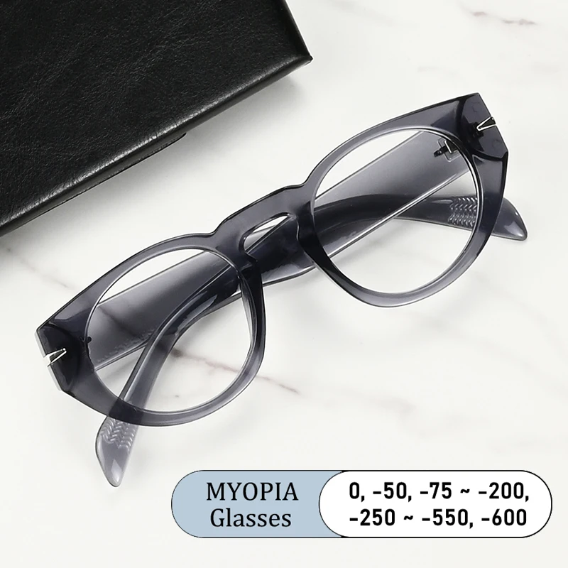 Classic Brand Design Retro Round Men Myopia Glasses Prescription Nearsight Anti Blue Light Women Short Light Optical Eyewear
Classic Brand Design Retro Round Men Myopia Glasses Prescription Nearsight Anti Blue Light Women Short Light Optical Eyewear