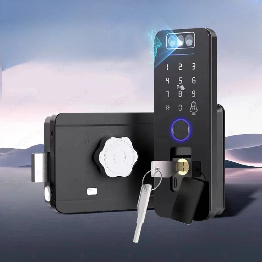 Outdoor Waterproof Smart Tuya Wifi Lock 3D Face Recognition Digital Code Keyless App Fingerprint Lock With Rechargeable Battery
Outdoor Waterproof Smart Tuya Wifi Lock 3D Face Recognition Digital Code Keyless App Fingerprint Lock With Rechargeable Battery