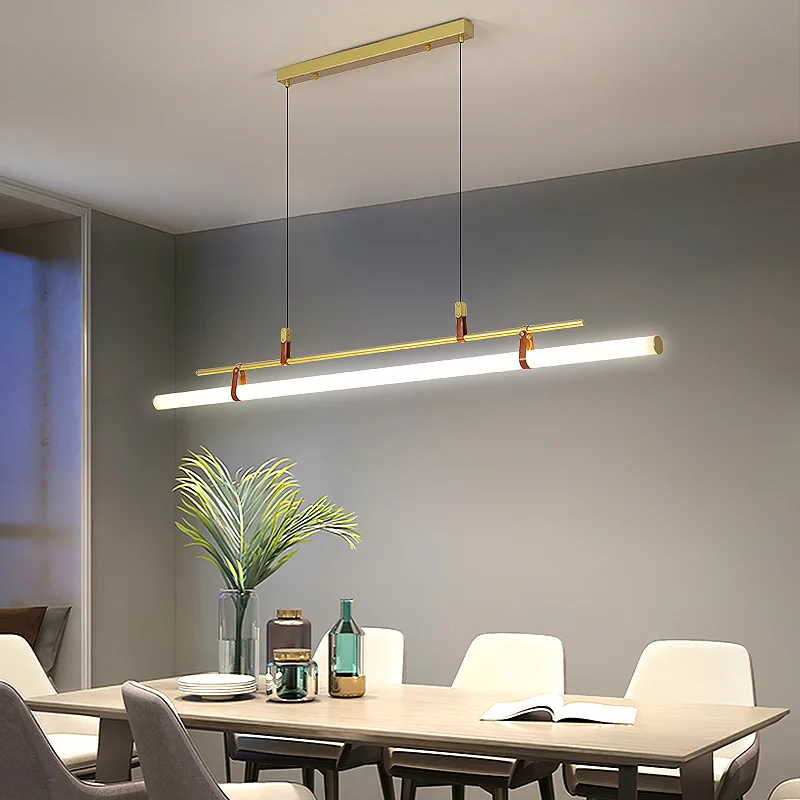Minimalist dining room pendant lamp Nordic dining table modern minimalist design tube pendant light
Minimalist dining room pendant lamp Nordic dining table modern minimalist design tube pendant light