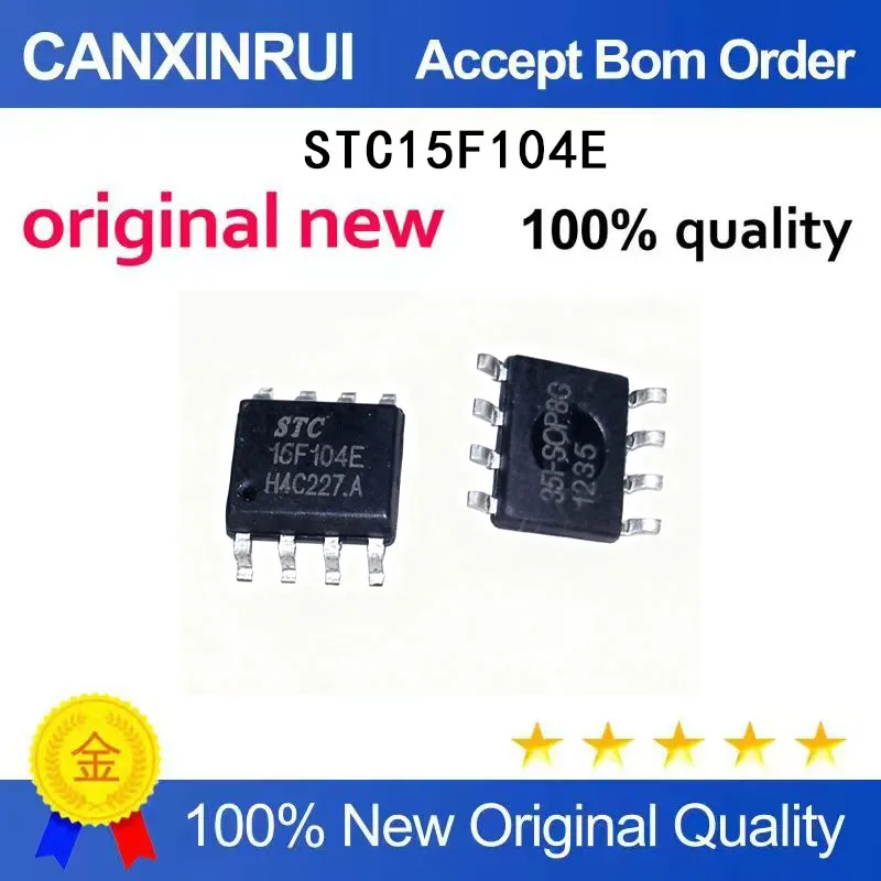 (5-100 Pieces) Brand new original STC15F104E 15F104E STC15F104E-35I-SOP-8
(5-100 Pieces) Brand new original STC15F104E 15F104E STC15F104E-35I-SOP-8