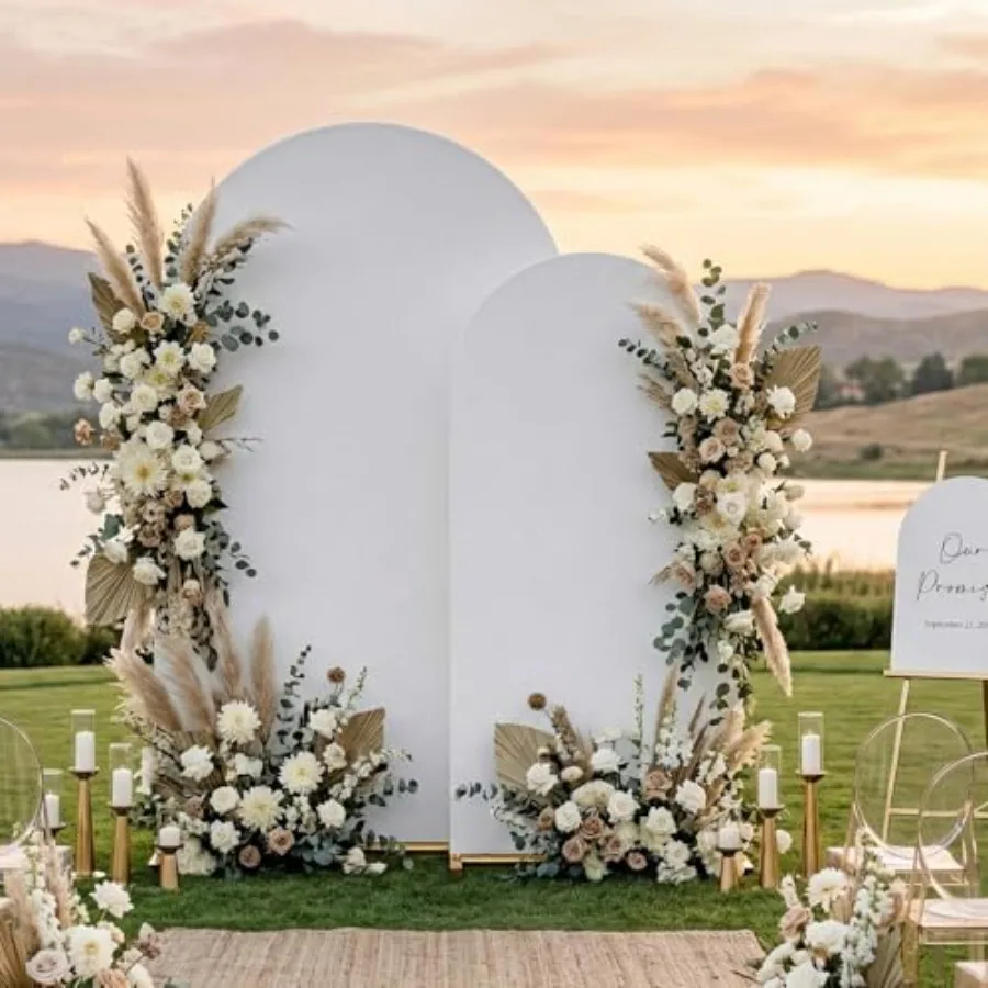 Arch Backdrop Stand with Cover Set, 7.2FT, 6FT Gold Metal Wedding Arch for Ceremony, Heavy Duty Balloon Arch Stand with White S
Arch Backdrop Stand with Cover Set, 7.2FT, 6FT Gold Metal Wedding Arch for Ceremony, Heavy Duty Balloon Arch Stand with White S