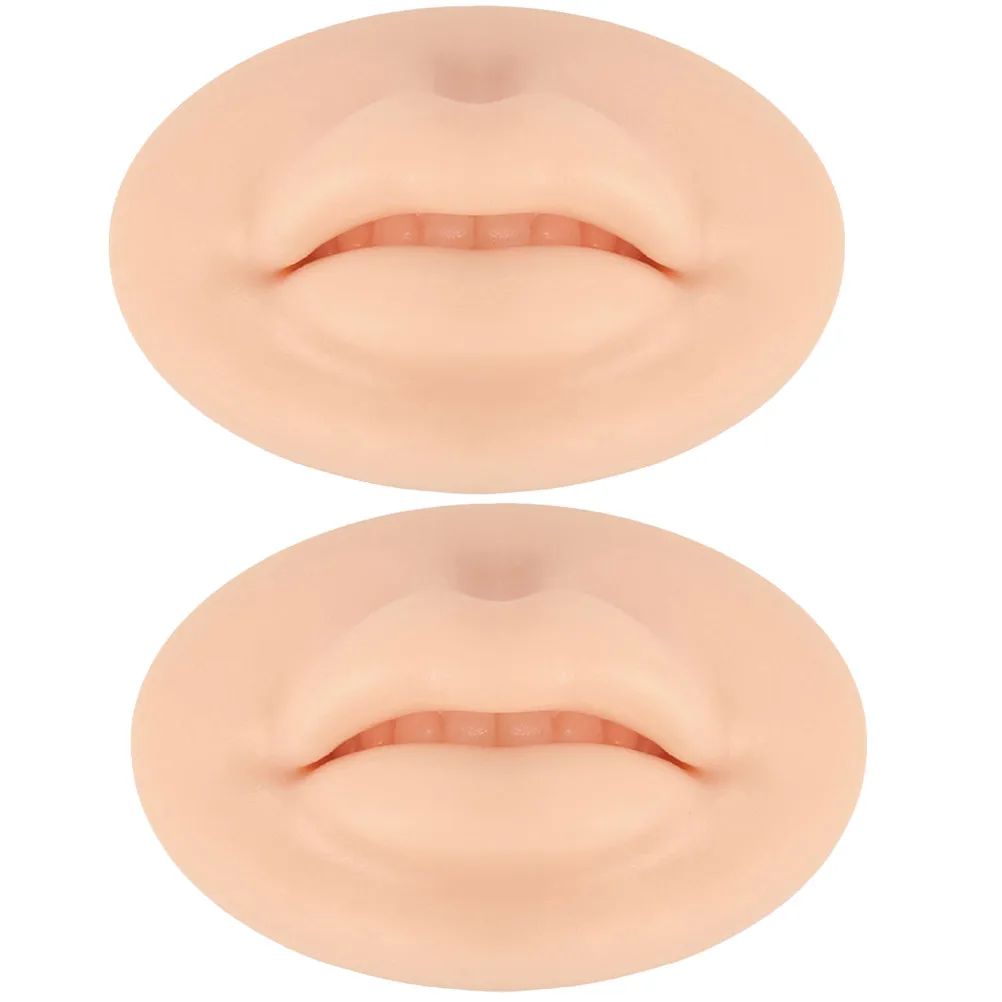 2Pcs Silicone Practice Lip Skin for Tattoos and Makeup Training Realistic Soft Simulation Mouth Mold Multifunctional
2Pcs Silicone Practice Lip Skin for Tattoos and Makeup Training Realistic Soft Simulation Mouth Mold Multifunctional
