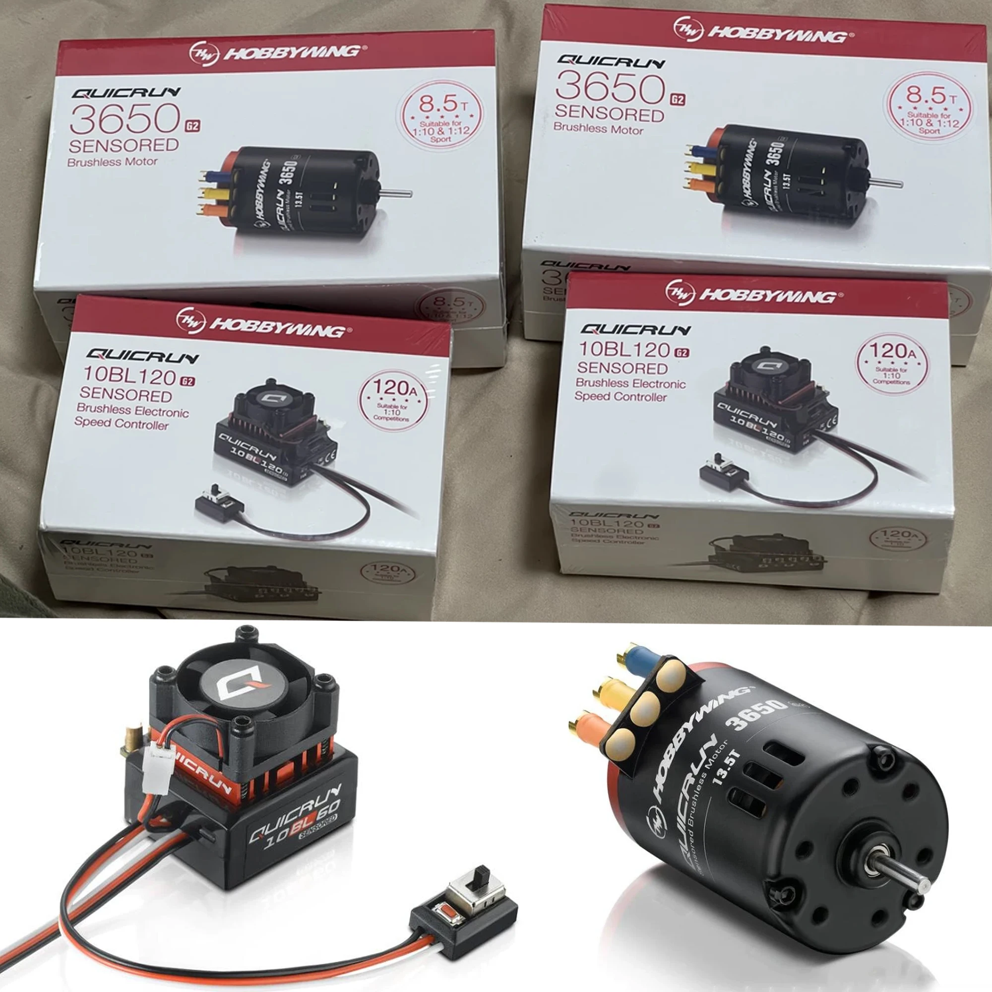 Бесщеточный двигатель Hobbywing QuicRun 3650 G2 с датчиками, 10BL60A / 10BL120 G2 бесщеточный регулятор скорости с датчиками.
Бесщеточный двигатель Hobbywing QuicRun 3650 G2 с датчиками, 10BL60A / 10BL120 G2 бесщеточный регулятор скорости с датчиками.