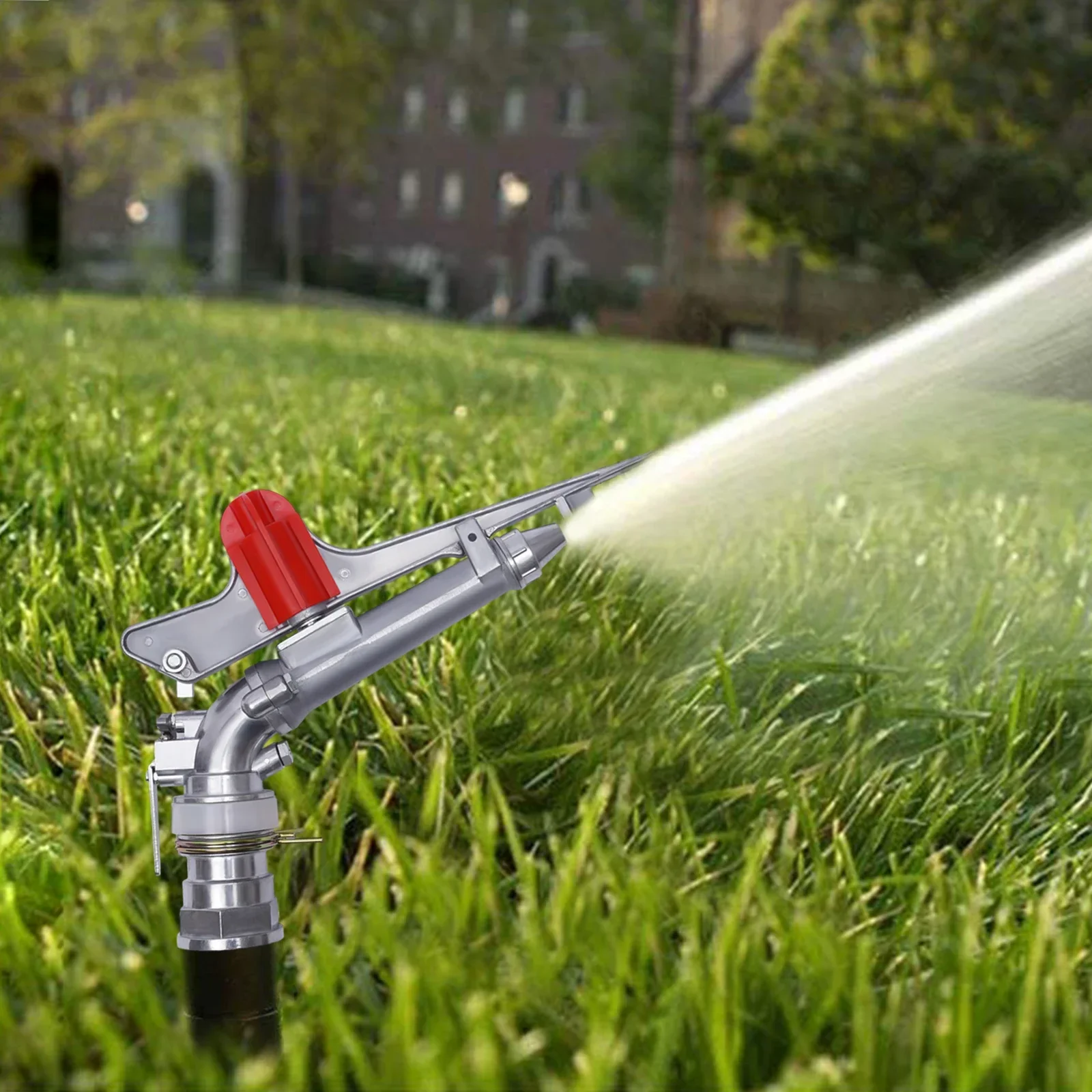 2" Gadern Irrigation Spray Gun Home Sprinkler Gun 360°Adjustable Impact Area Water Irrigation Spray Gun
2" Gadern Irrigation Spray Gun Home Sprinkler Gun 360°Adjustable Impact Area Water Irrigation Spray Gun