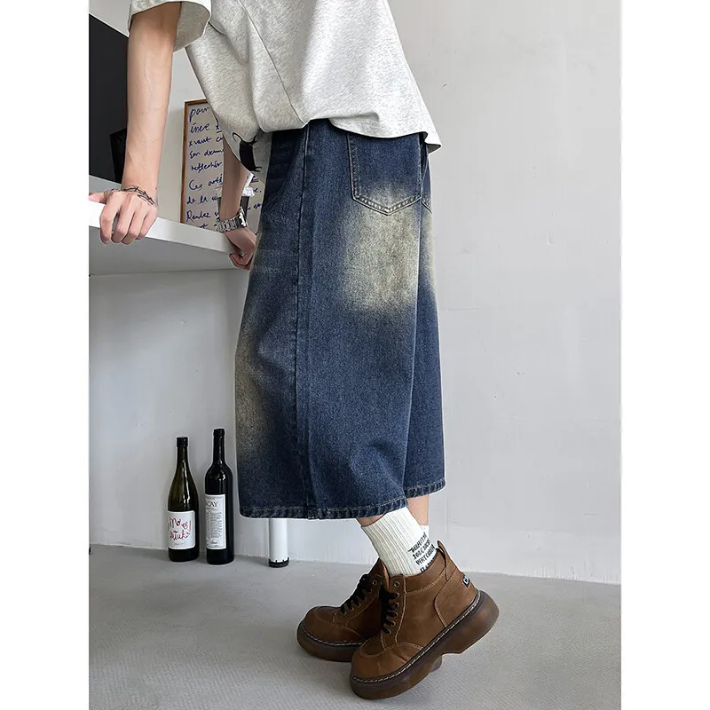 Loose Fit Cropped Jeans Elastic Drawstring Waist Stretch Denim Casual Wear Comfort Men Baggy Denin pants man 2023 Fashion Trendy
Loose Fit Cropped Jeans Elastic Drawstring Waist Stretch Denim Casual Wear Comfort Men Baggy Denin pants man 2023 Fashion Trendy