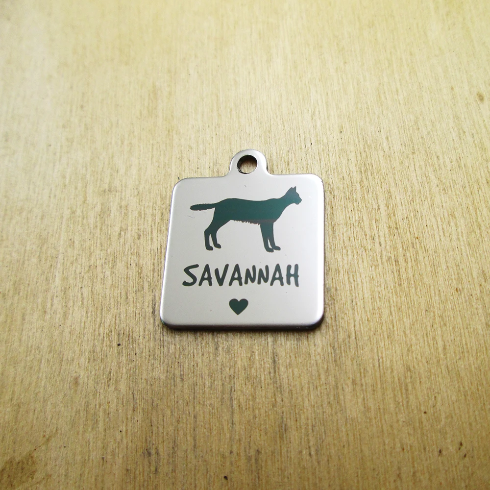 20 шт.-Savannah pet mimi подвески из нержавеющей стали с лазерной гравировкой DIY подвески-подвески
20 шт.-Savannah pet mimi подвески из нержавеющей стали с лазерной гравировкой DIY подвески-подвески