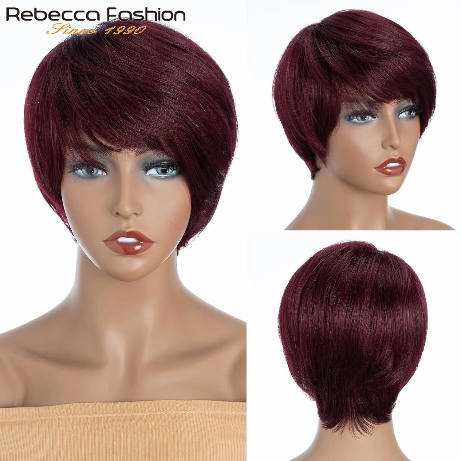 Pixie Cut Wig Human Hair Wigs with Bangs Short Wigs for Black Women Human Hair Different Style Pixie Wig for Daily Wear 99J
Pixie Cut Wig Human Hair Wigs with Bangs Short Wigs for Black Women Human Hair Different Style Pixie Wig for Daily Wear 99J