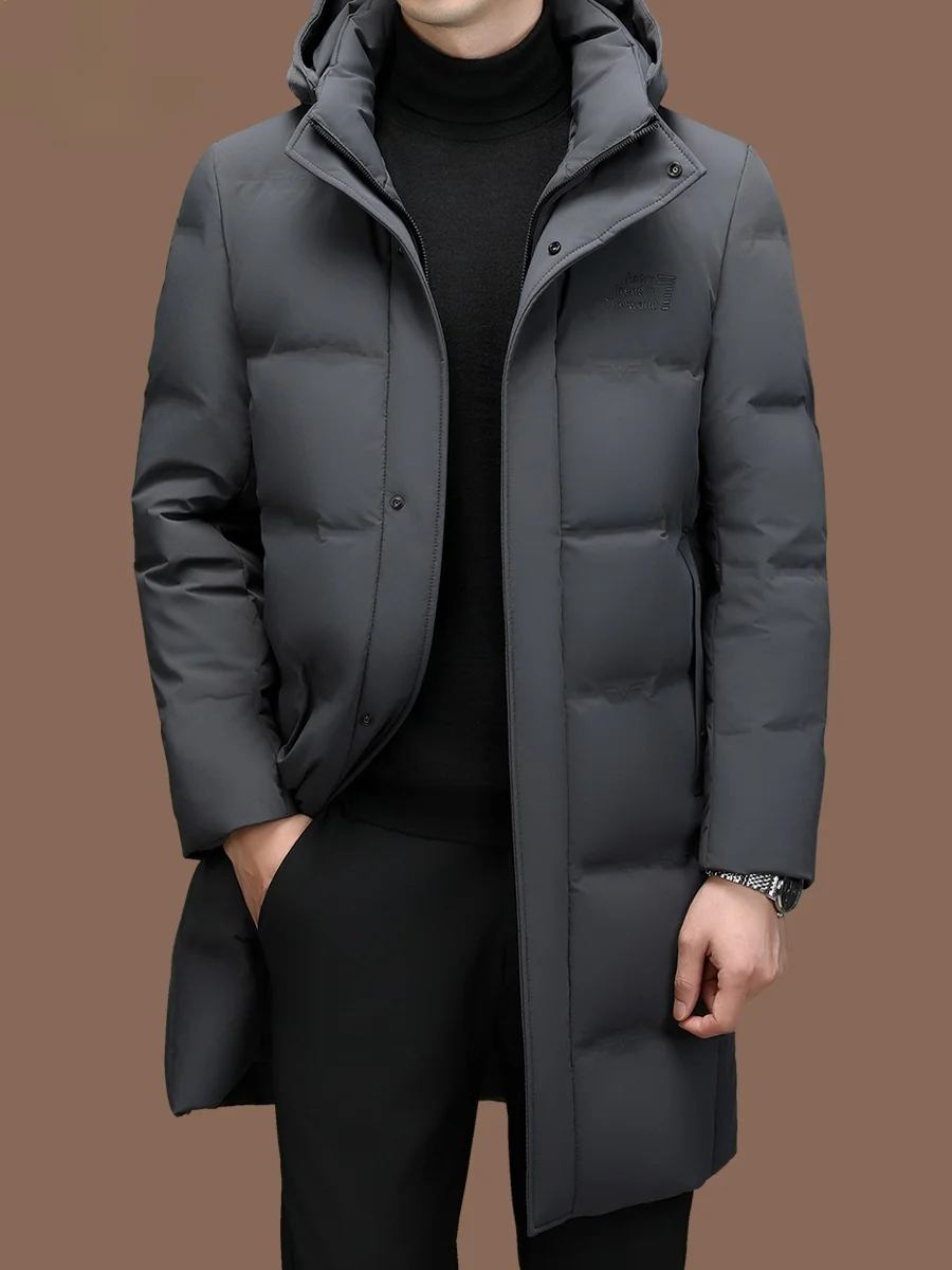 Pierre Cardin Men's Winter down Jacket Mid-Length Thickened Warm Casual Outerwear Waterproof Breathable Business Gentleman Style
Pierre Cardin Men's Winter down Jacket Mid-Length Thickened Warm Casual Outerwear Waterproof Breathable Business Gentleman Style