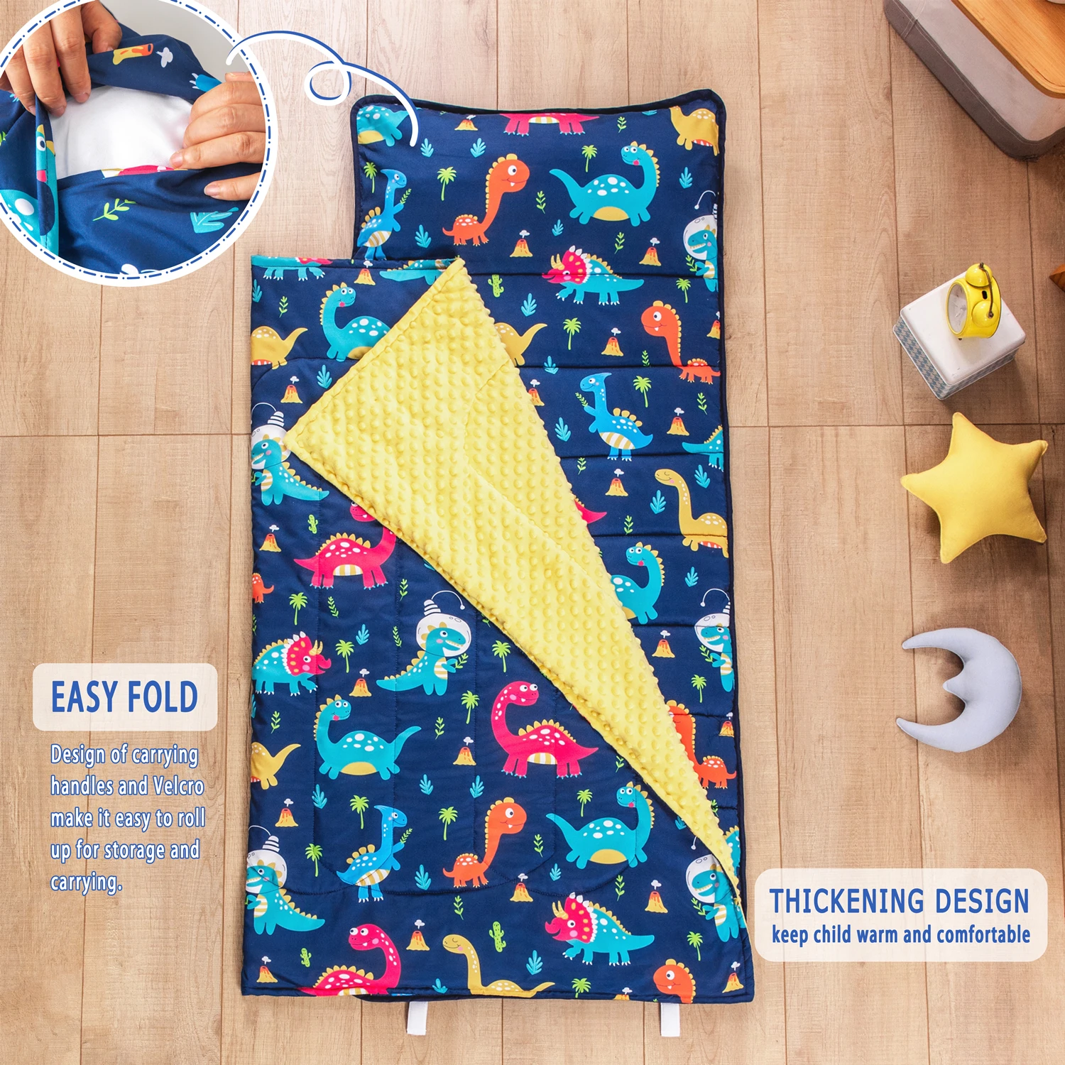 Toddler Nap Mat with Pillow and Blanket Nap Mats for Daycare Thicker Sleeping Bag for Kids Nap Mats for Preschool
Toddler Nap Mat with Pillow and Blanket Nap Mats for Daycare Thicker Sleeping Bag for Kids Nap Mats for Preschool