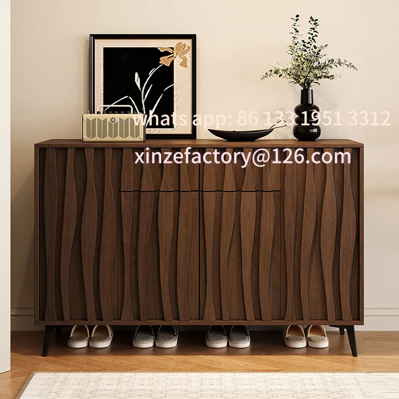 Customizable household shoe rack against the wall, antique style entry hall storage shoe cabinet, retro solid wood shoe cabinet
Customizable household shoe rack against the wall, antique style entry hall storage shoe cabinet, retro solid wood shoe cabinet