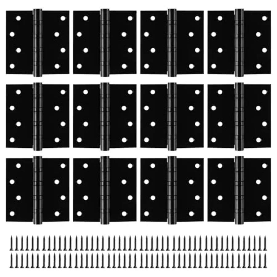 Ball Bearing Door Hinges, 4" 102mm x 4" (102mm) Heavy Duty Stainless Steel Door Hinges with Square Corners Commercial Grade Sta
Ball Bearing Door Hinges, 4" 102mm x 4" (102mm) Heavy Duty Stainless Steel Door Hinges with Square Corners Commercial Grade Sta