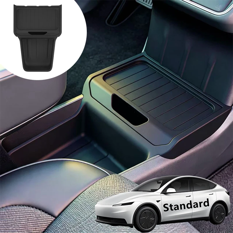 Under Central Control Storage Box For Tesla Model Y Standard RWD 2026 TPE Center Armrest Flip Cover Design Storage Box Organizer
Under Central Control Storage Box For Tesla Model Y Standard RWD 2026 TPE Center Armrest Flip Cover Design Storage Box Organizer