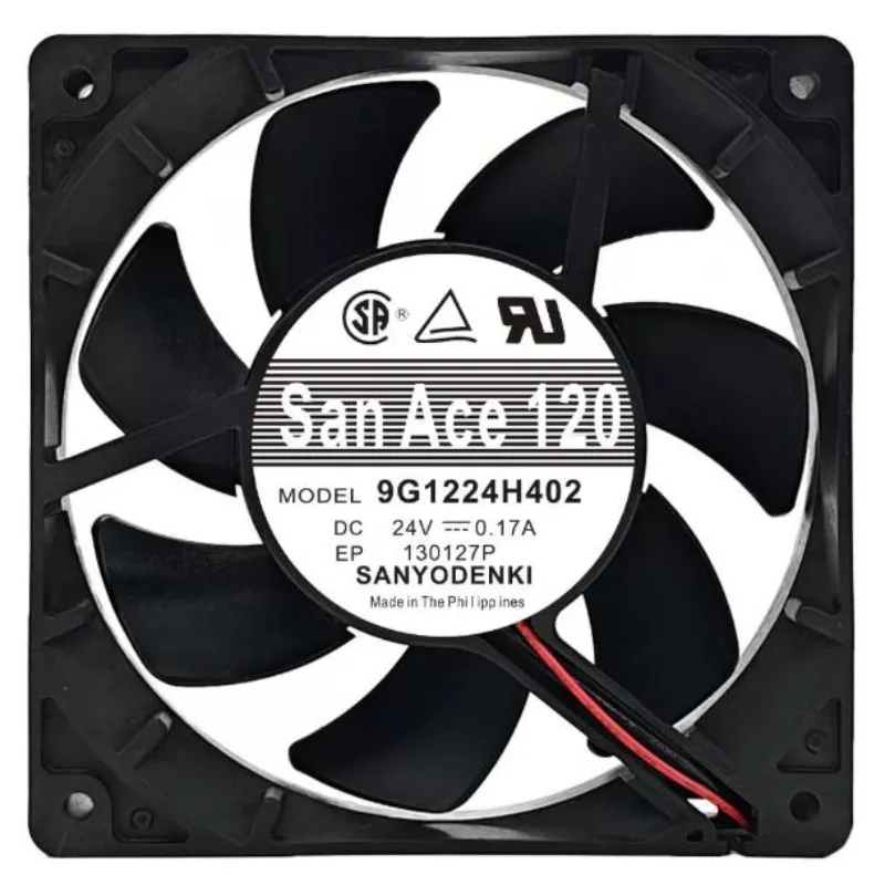 New Cooler Fan 9G1224H402 24V 0.17A Cooling Fan 12cm 12025 120 * 120 * 25mm
New Cooler Fan 9G1224H402 24V 0.17A Cooling Fan 12cm 12025 120 * 120 * 25mm