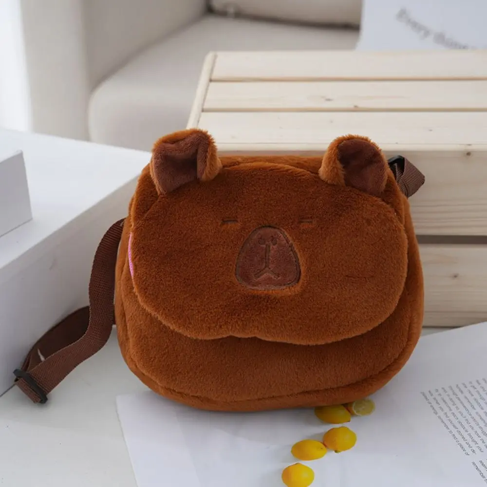 Plush Capybara Capybara Plush Backpack Animal Cartoon Big Capacity Capybara Crossbody bag Fashion Cute Cartoon Shoulder Bag
Plush Capybara Capybara Plush Backpack Animal Cartoon Big Capacity Capybara Crossbody bag Fashion Cute Cartoon Shoulder Bag