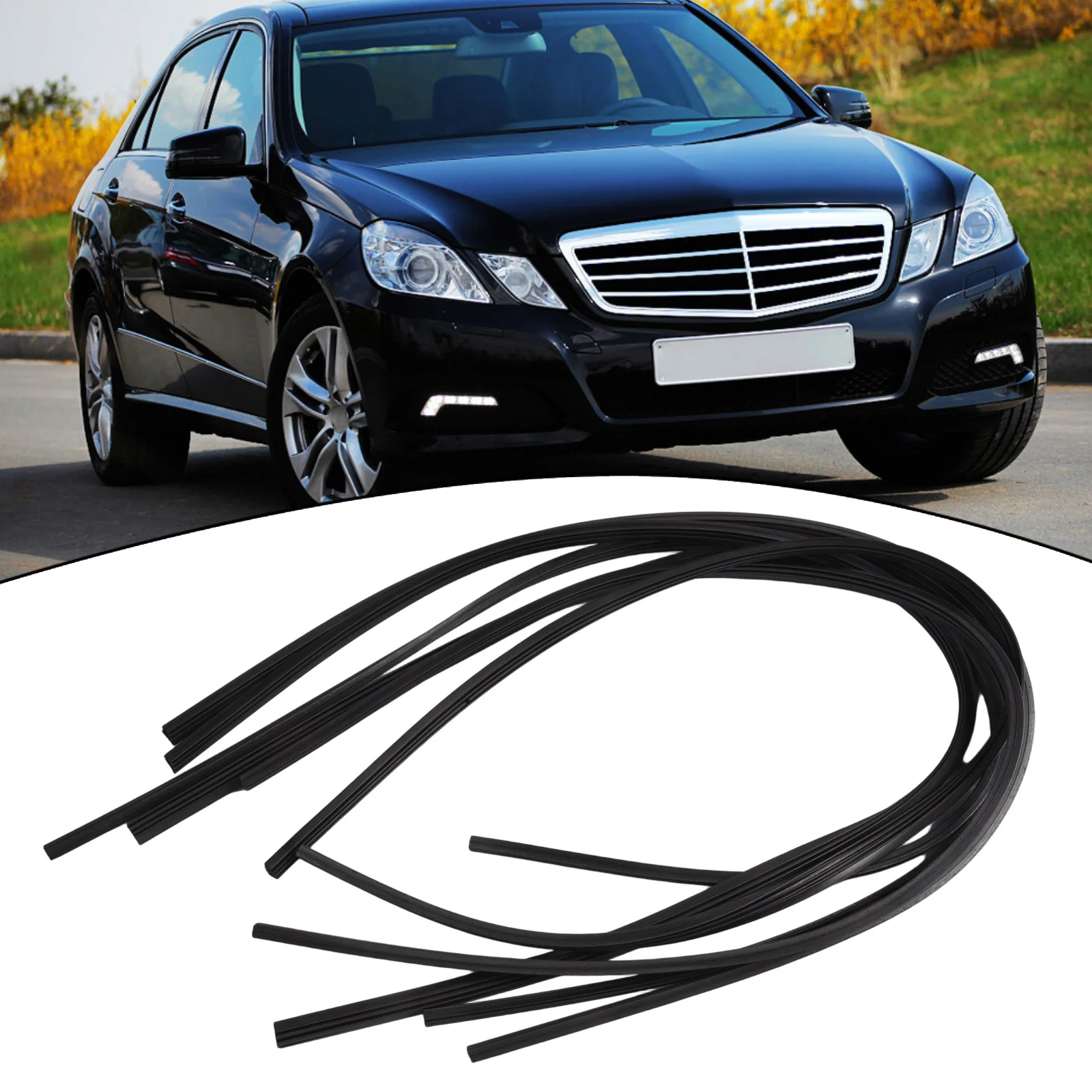 Complete Set of Windshield Wiper Rubbers Six Pieces at 32 Inches Each Designed to Improve Driving Safety in Rainy Conditions
Complete Set of Windshield Wiper Rubbers Six Pieces at 32 Inches Each Designed to Improve Driving Safety in Rainy Conditions