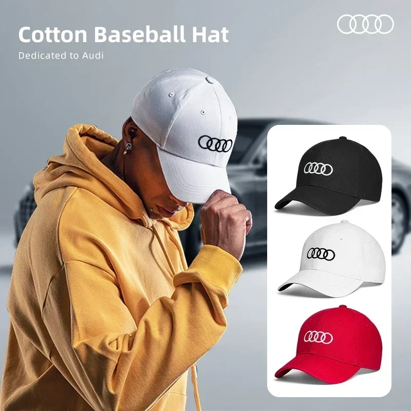 Car Logo Cotton Adjustable Baseball Hat Outdoor Car Accessories For Audi A3 A4 A5 S4 RS4 A5 S5 RS5 A6 A6 Q2 Q3 Q5 Q Q8 RS4 RS5 
Car Logo Cotton Adjustable Baseball Hat Outdoor Car Accessories For Audi A3 A4 A5 S4 RS4 A5 S5 RS5 A6 A6 Q2 Q3 Q5 Q Q8 RS4 RS5