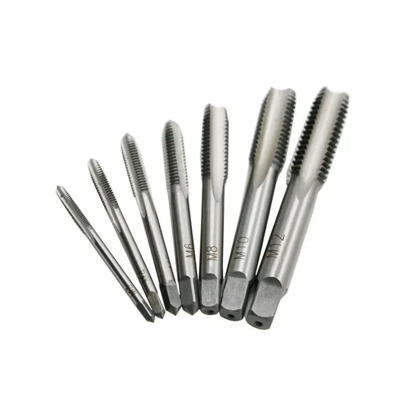 5PCS/7PCS/Set HSS M3 M4 M5 M6 M8 M10 M12 Machine Straight Fluted Screw Thread Metric Plug Hand Tap Drill Set Hand Tools
5PCS/7PCS/Set HSS M3 M4 M5 M6 M8 M10 M12 Machine Straight Fluted Screw Thread Metric Plug Hand Tap Drill Set Hand Tools