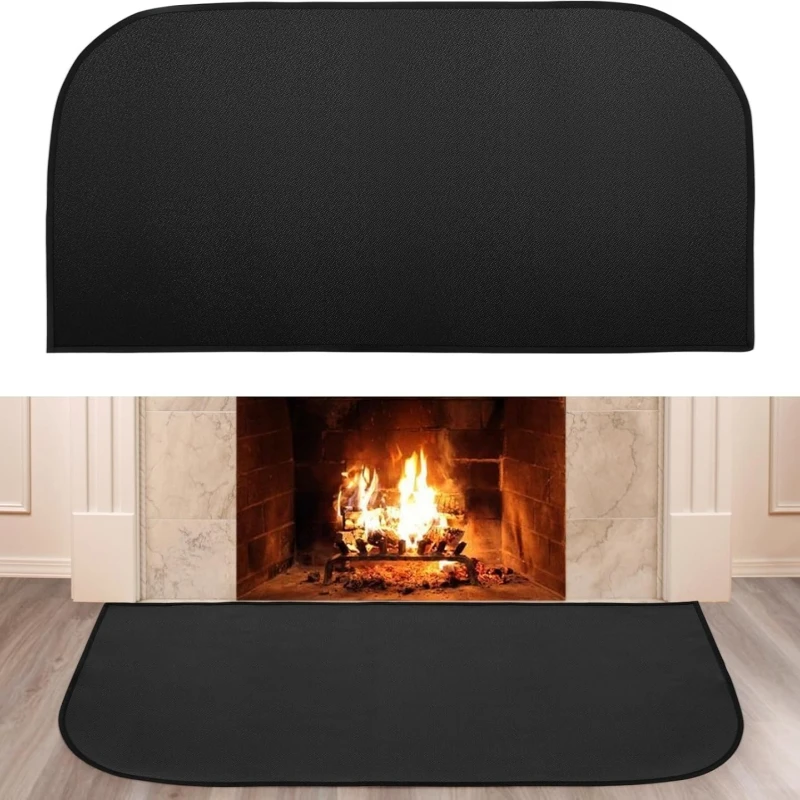Fireproof Indoor Fireplace Mat, Outdoor Flame-Resistant Pad Fiberglass Rug for Hearth, Ember Protection Mat for Fireplace Stove
Fireproof Indoor Fireplace Mat, Outdoor Flame-Resistant Pad Fiberglass Rug for Hearth, Ember Protection Mat for Fireplace Stove