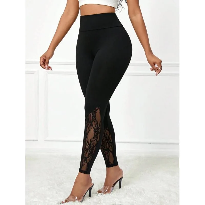 High Waist Lace Leggings Women's Base Layer Pants Comfortable Soft Material Neutral Style for Spring Season Online And Offlin...
High Waist Lace Leggings Women's Base Layer Pants Comfortable Soft Material Neutral Style for Spring Season Online And Offlin...