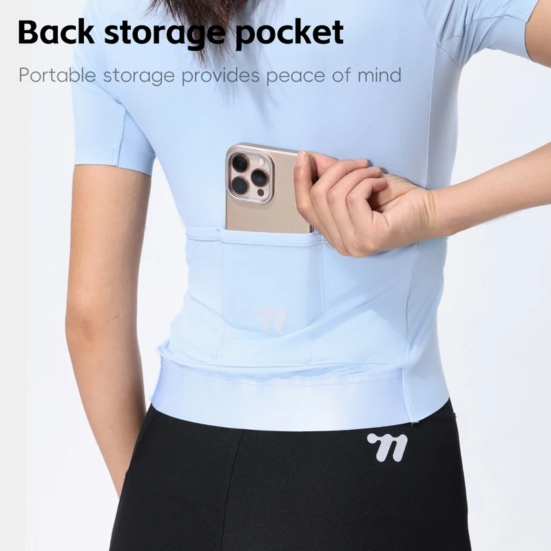 Женская велосипедная майка WEST BIKING, летняя, дышащая, профессиональная, с коротким рукавом, защита от УФ-излучения SPF 50+, для горного и шоссейного велоспорта
Женская велосипедная майка WEST BIKING, летняя, дышащая, профессиональная, с коротким рукавом, защита от УФ-излучения SPF 50+, для горного и шоссейного велоспорта