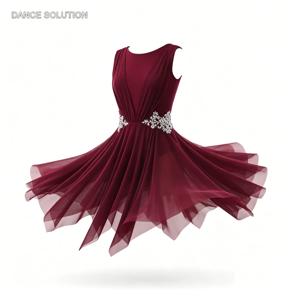 Burgundy Rhinestone Mesh Asymmetrical Lyrical Dance Dress for Women Adults Stage Performance Dancewear 26275A
Burgundy Rhinestone Mesh Asymmetrical Lyrical Dance Dress for Women Adults Stage Performance Dancewear 26275A