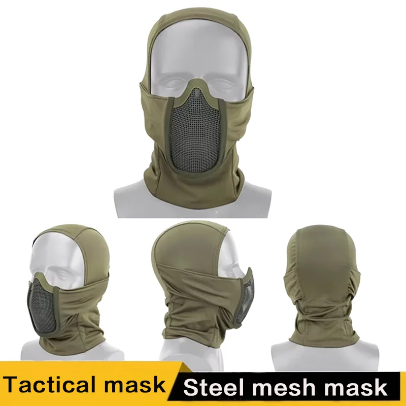 Tactical Shooting Training Mask, Balaclava Mesh Mask, Ninja Mask, with Full Face Protection, Suitable for Hunting
Tactical Shooting Training Mask, Balaclava Mesh Mask, Ninja Mask, with Full Face Protection, Suitable for Hunting