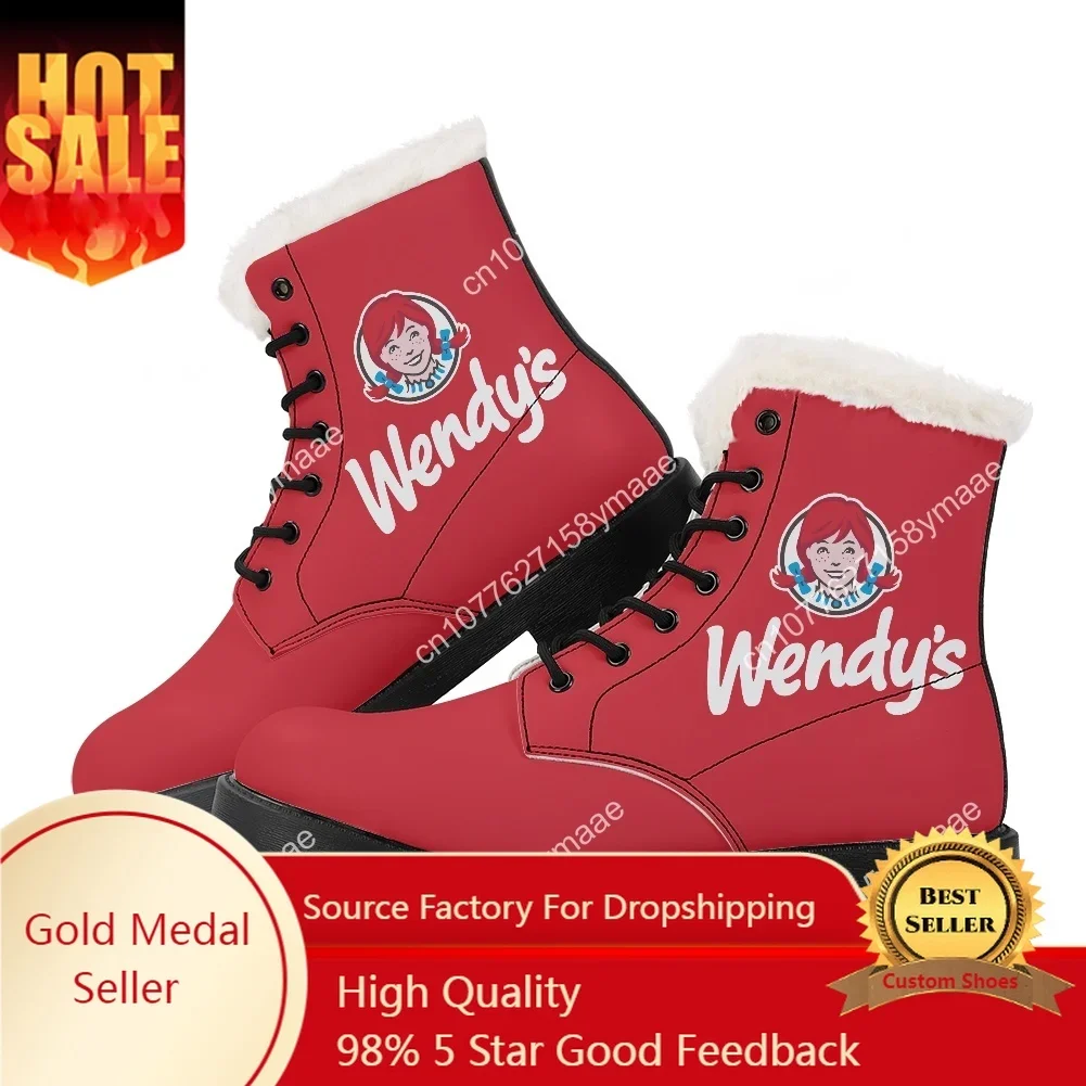 New Wendys Fast Food Restaurant Logo Plush Boots Mens Womens Teenager Shoes Casual Boot Light High Quality Couple Customize Shoe
New Wendys Fast Food Restaurant Logo Plush Boots Mens Womens Teenager Shoes Casual Boot Light High Quality Couple Customize Shoe