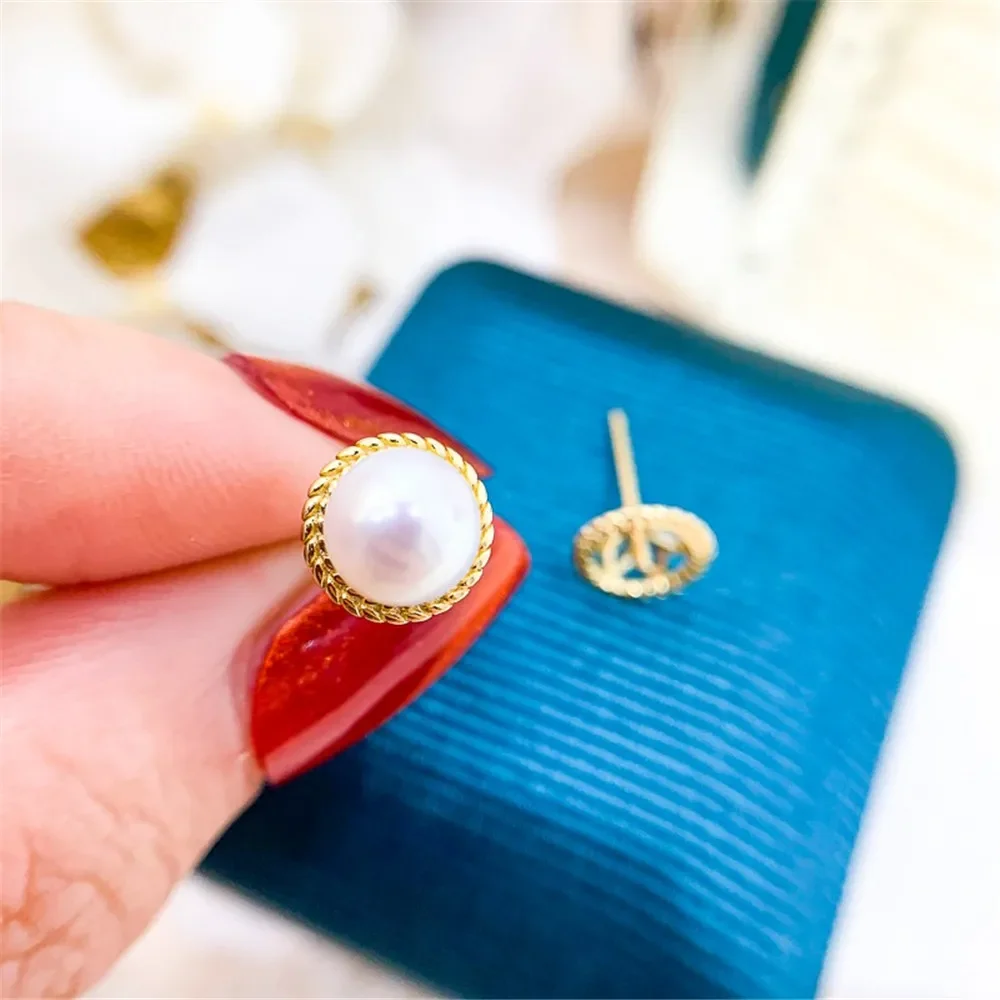 Серьги из штампованного сплава с золотым покрытием и жемчугом 925, фурнитура для ювелирных изделий своими руками, принадлежности для рукоделия, серьги ручной работы, аксессуар без жемчуга 
Серьги из штампованного сплава с золотым покрытием и жемчугом 925, фурнитура для ювелирных изделий своими руками, принадлежности для рукоделия, серьги ручной работы, аксессуар без жемчуга