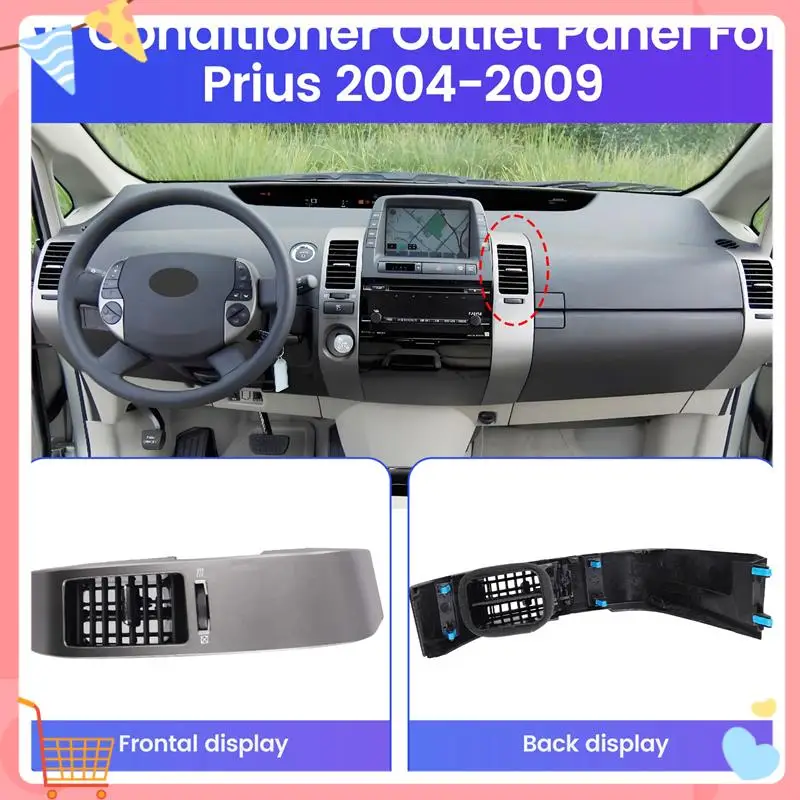 Car Front Dashboard Vent Panel Air Conditioner Outlet Grille For Toyota Prius 2004-2009
Car Front Dashboard Vent Panel Air Conditioner Outlet Grille For Toyota Prius 2004-2009